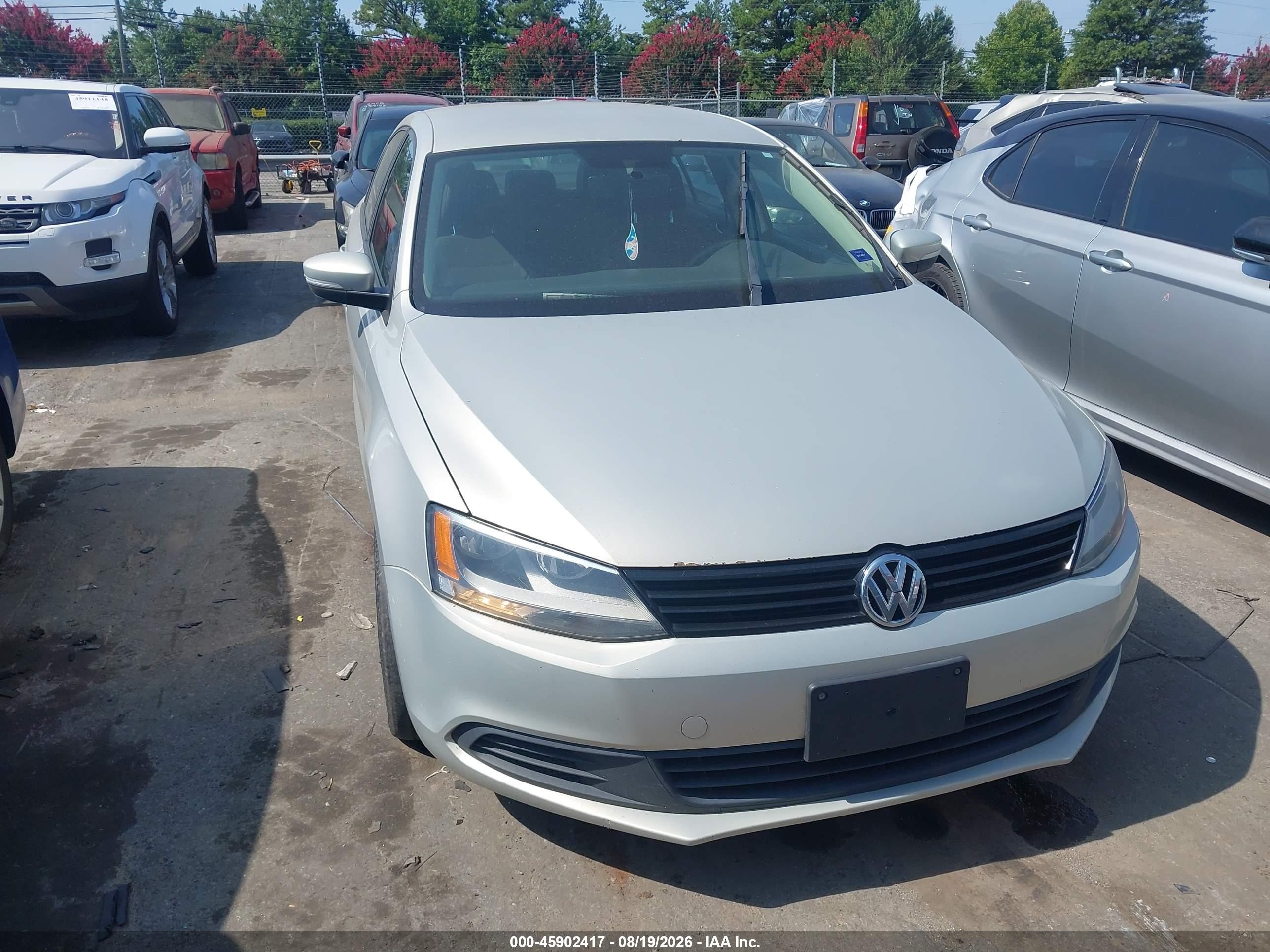 2011 Volkswagen Jetta 2.5l Se Серый vin: 3VWDX7AJ0BM374425