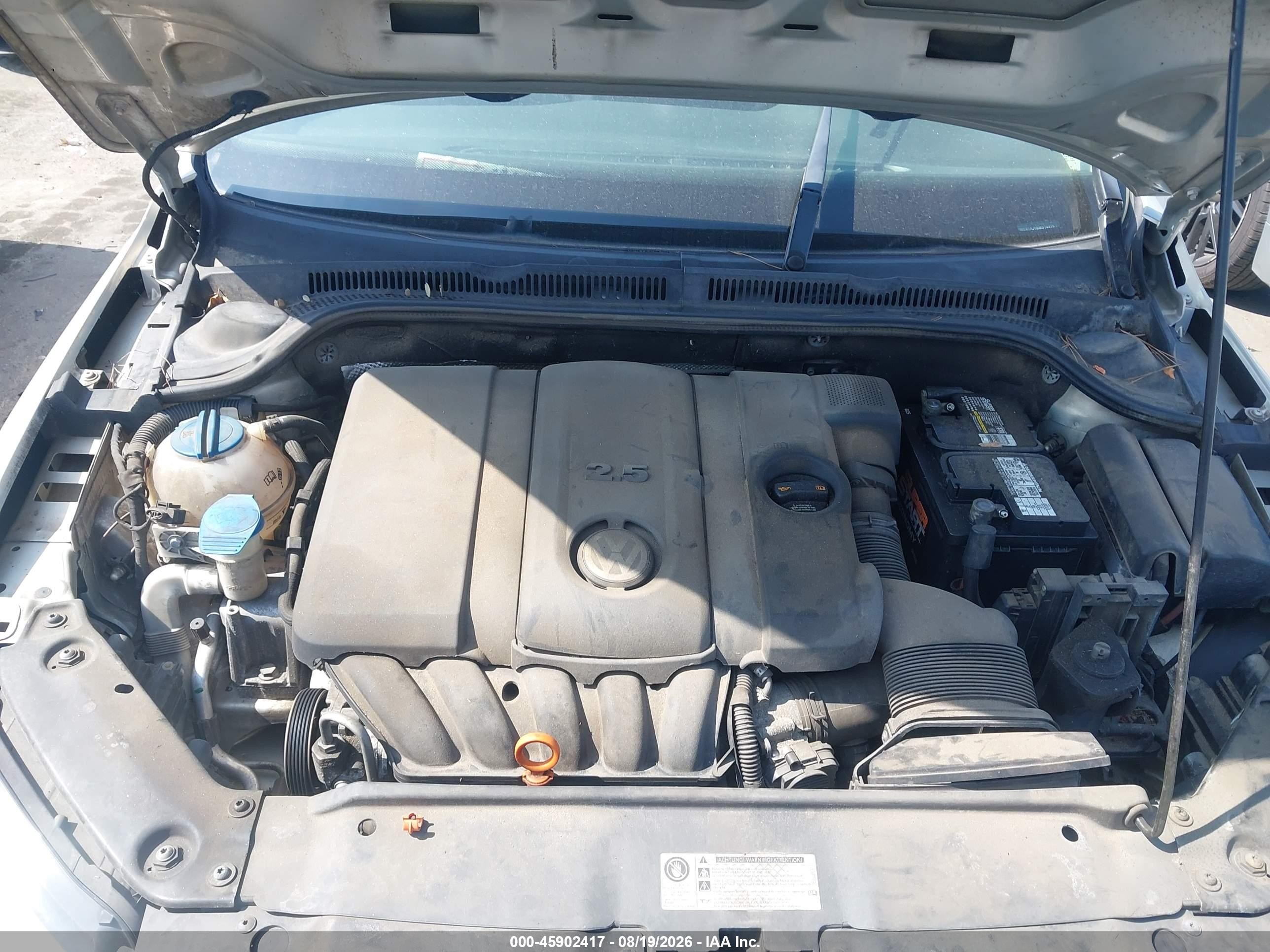 2011 Volkswagen Jetta 2.5l Se Серый vin: 3VWDX7AJ0BM374425