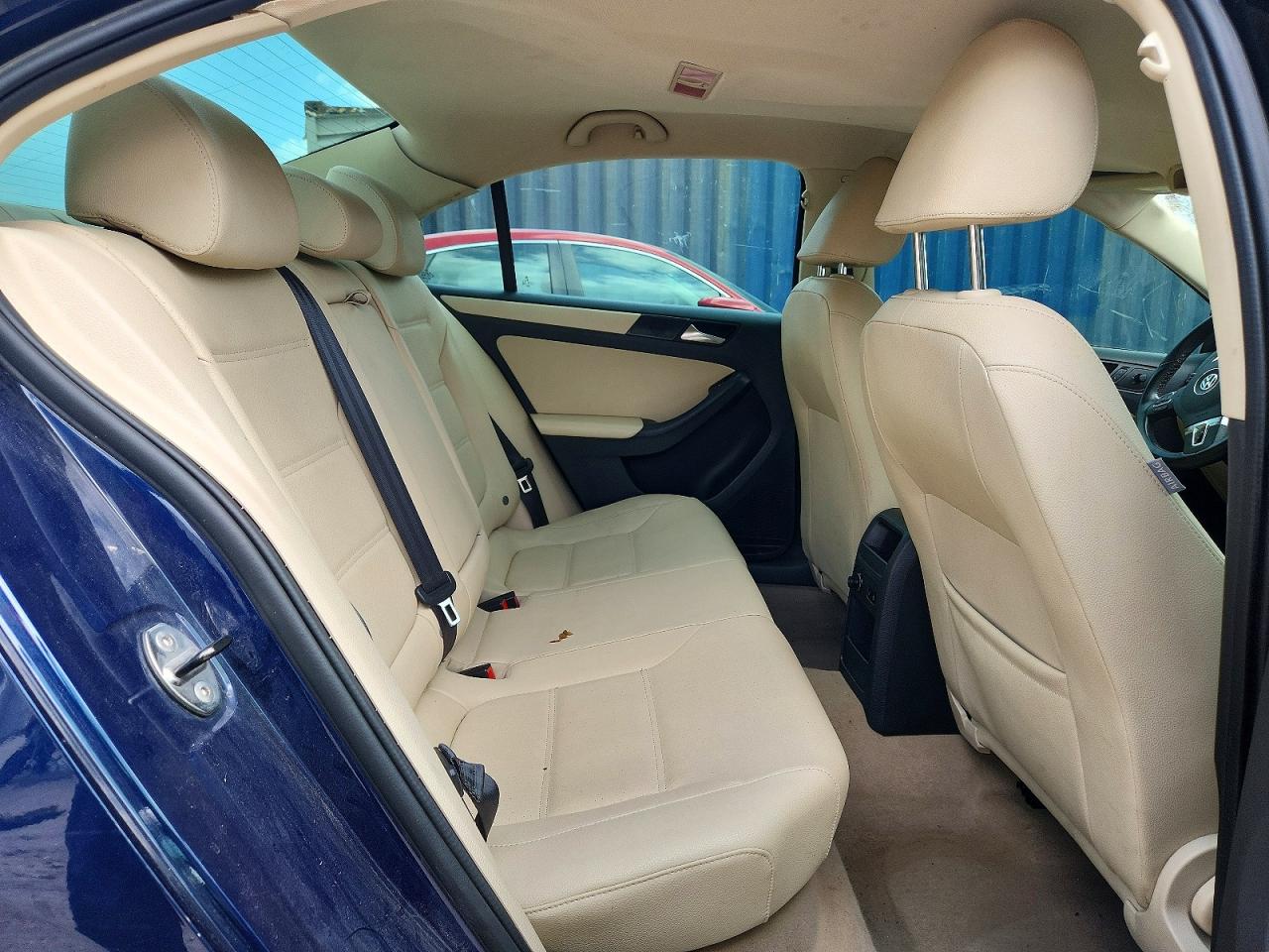2011 Volkswagen Jetta Se Blue vin: 3VWDX7AJ0BM383982