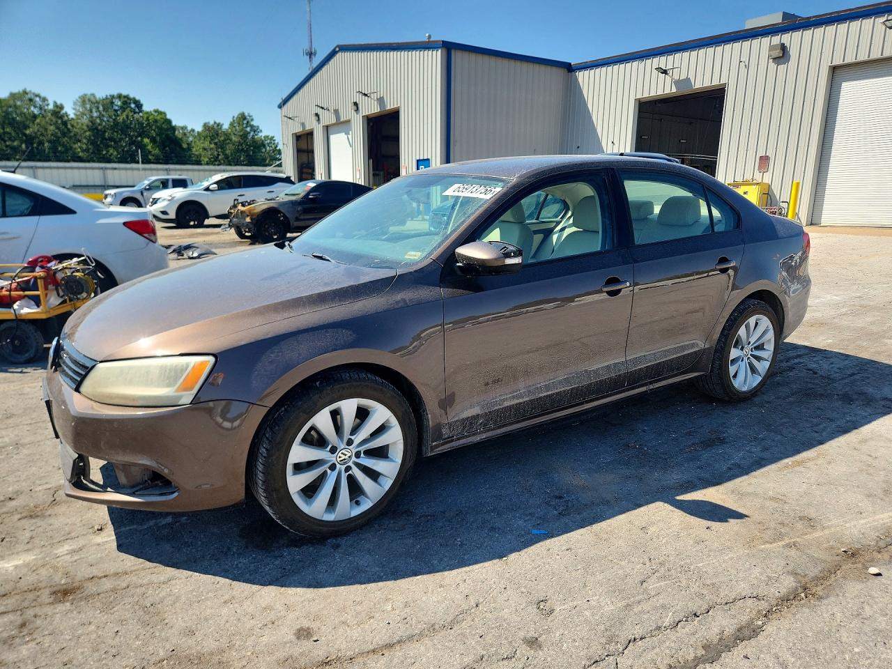 2011 Volkswagen Jetta Se Brown vin: 3VWDX7AJ0BM388275