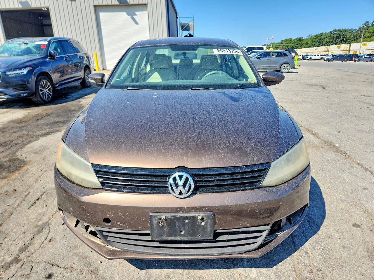 2011 Volkswagen Jetta Se Brown vin: 3VWDX7AJ0BM388275