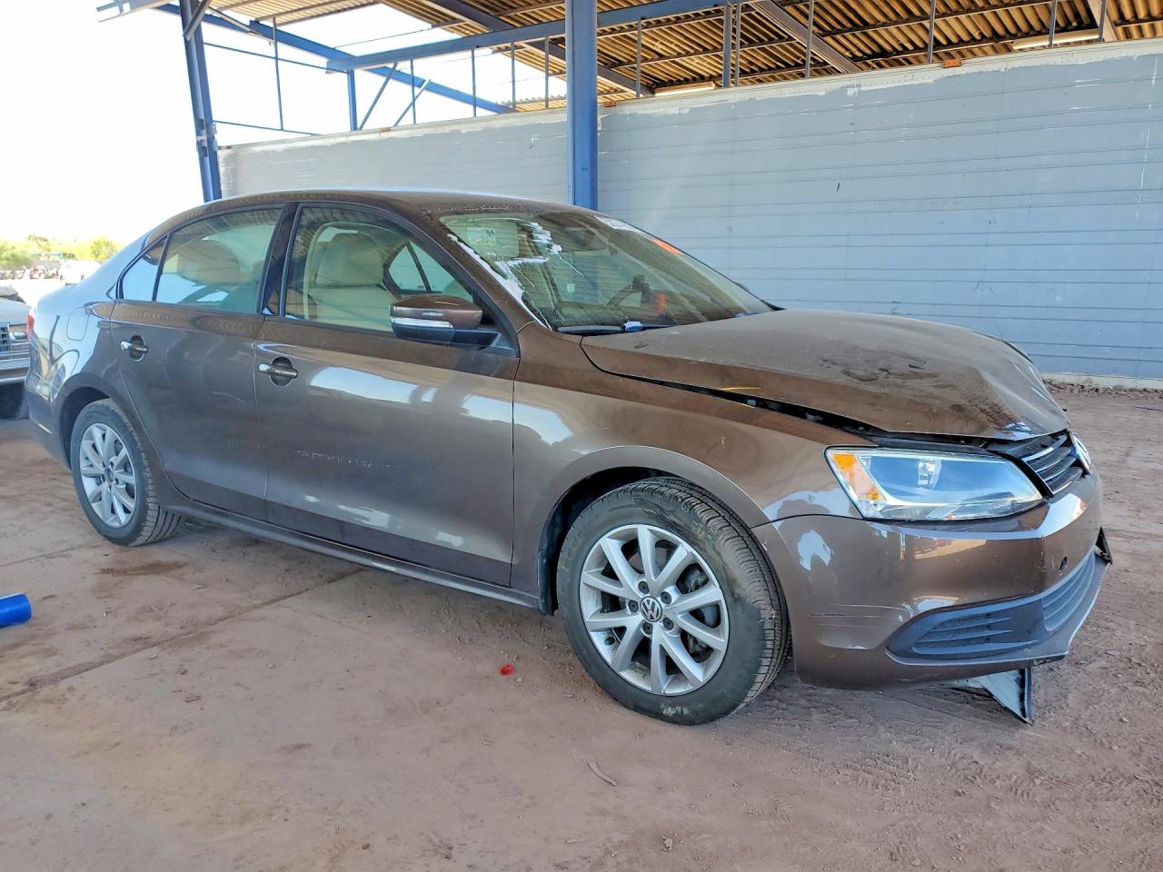 2012 Volkswagen Jetta Se Tan vin: 3VWDX7AJ0CM077916
