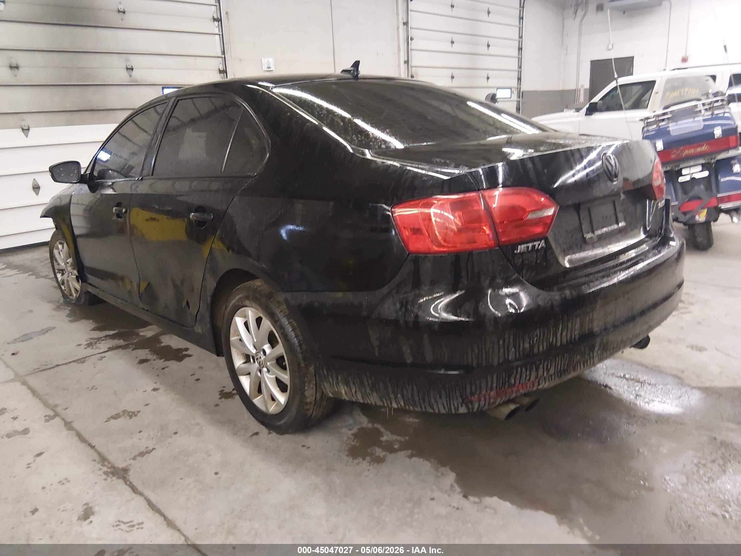 2012 Volkswagen Jetta 2.5l Se Черный vin: 3VWDX7AJ0CM113443