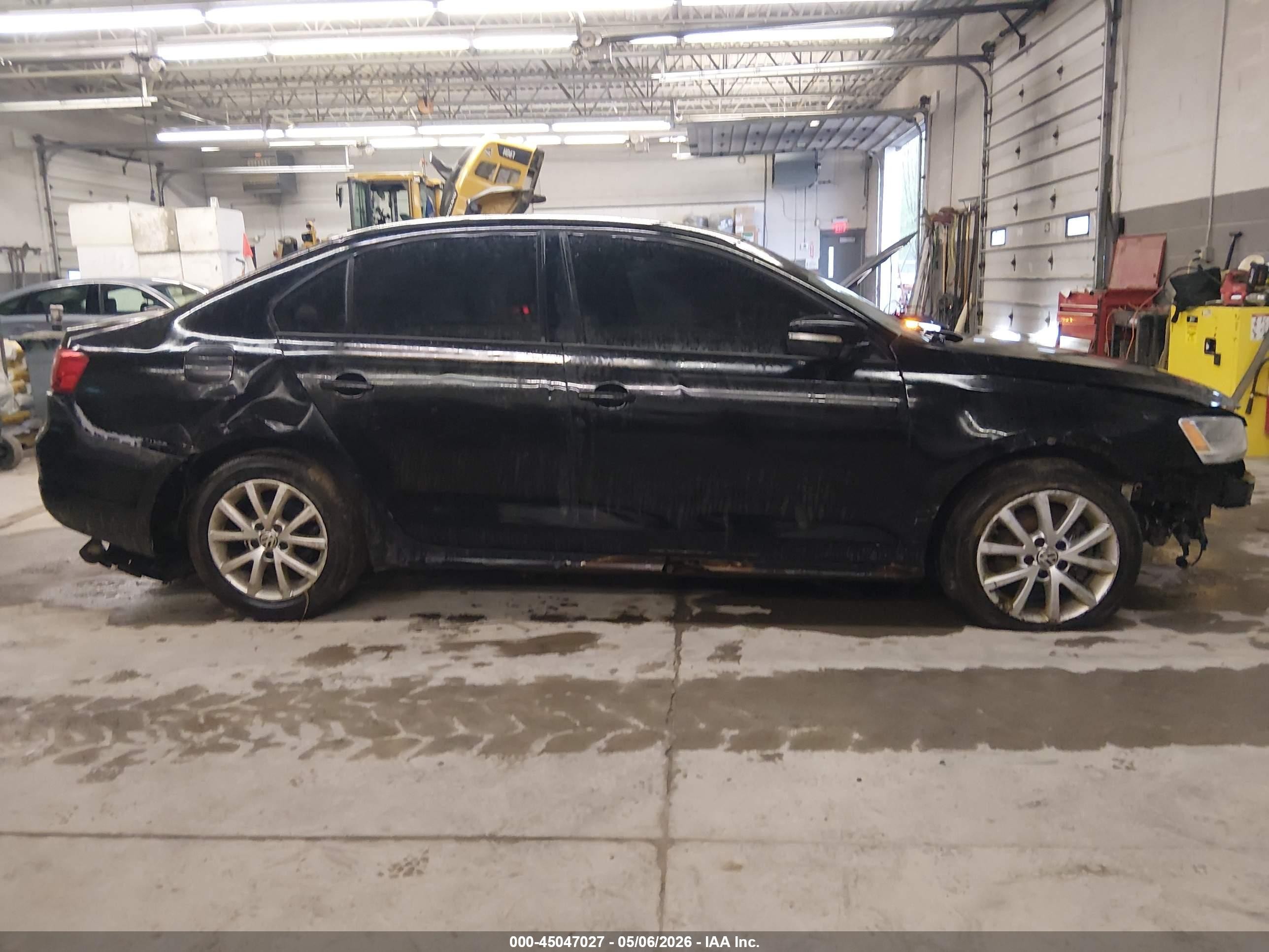 2012 Volkswagen Jetta 2.5l Se Черный vin: 3VWDX7AJ0CM113443