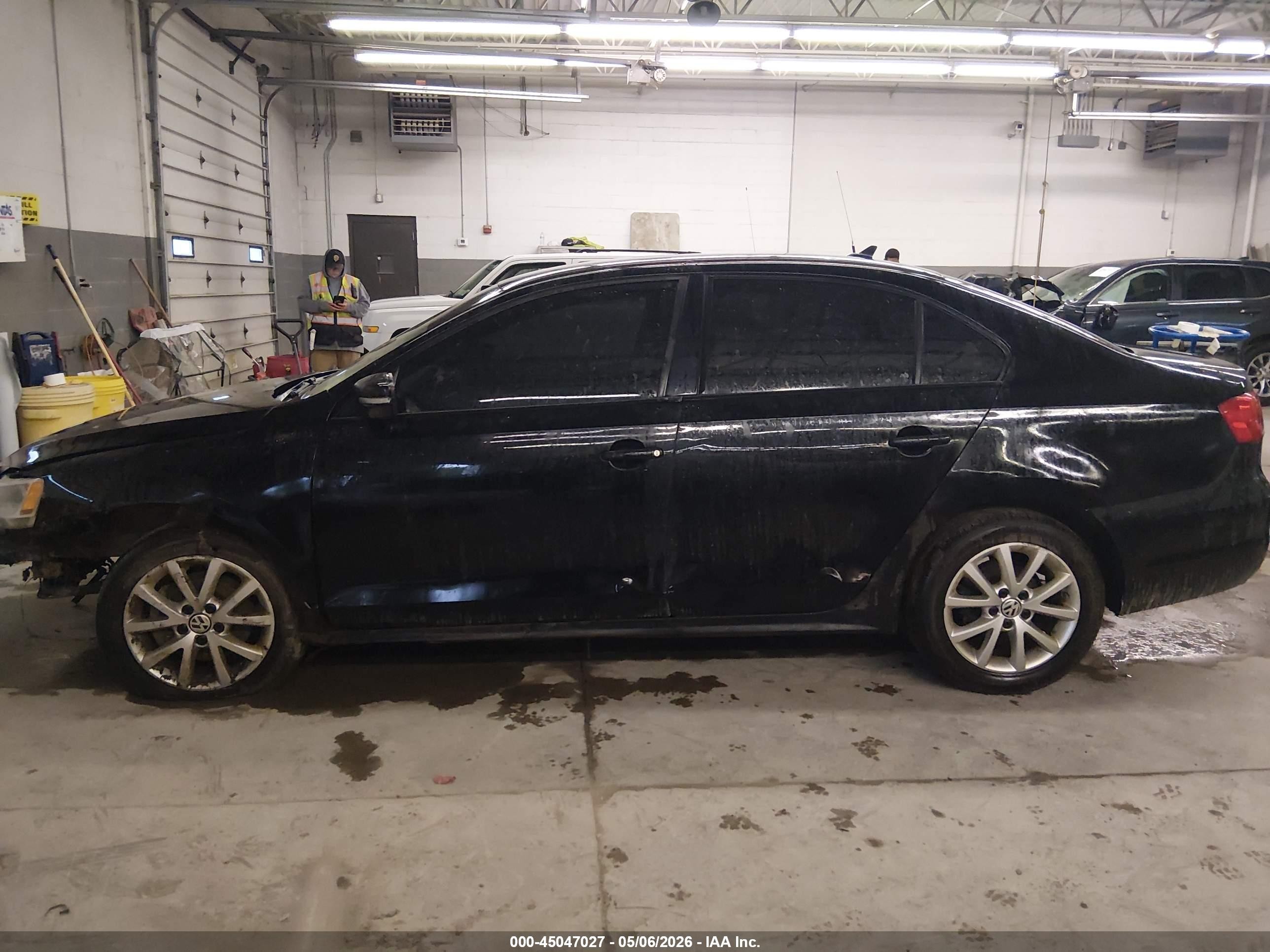 2012 Volkswagen Jetta 2.5l Se Черный vin: 3VWDX7AJ0CM113443