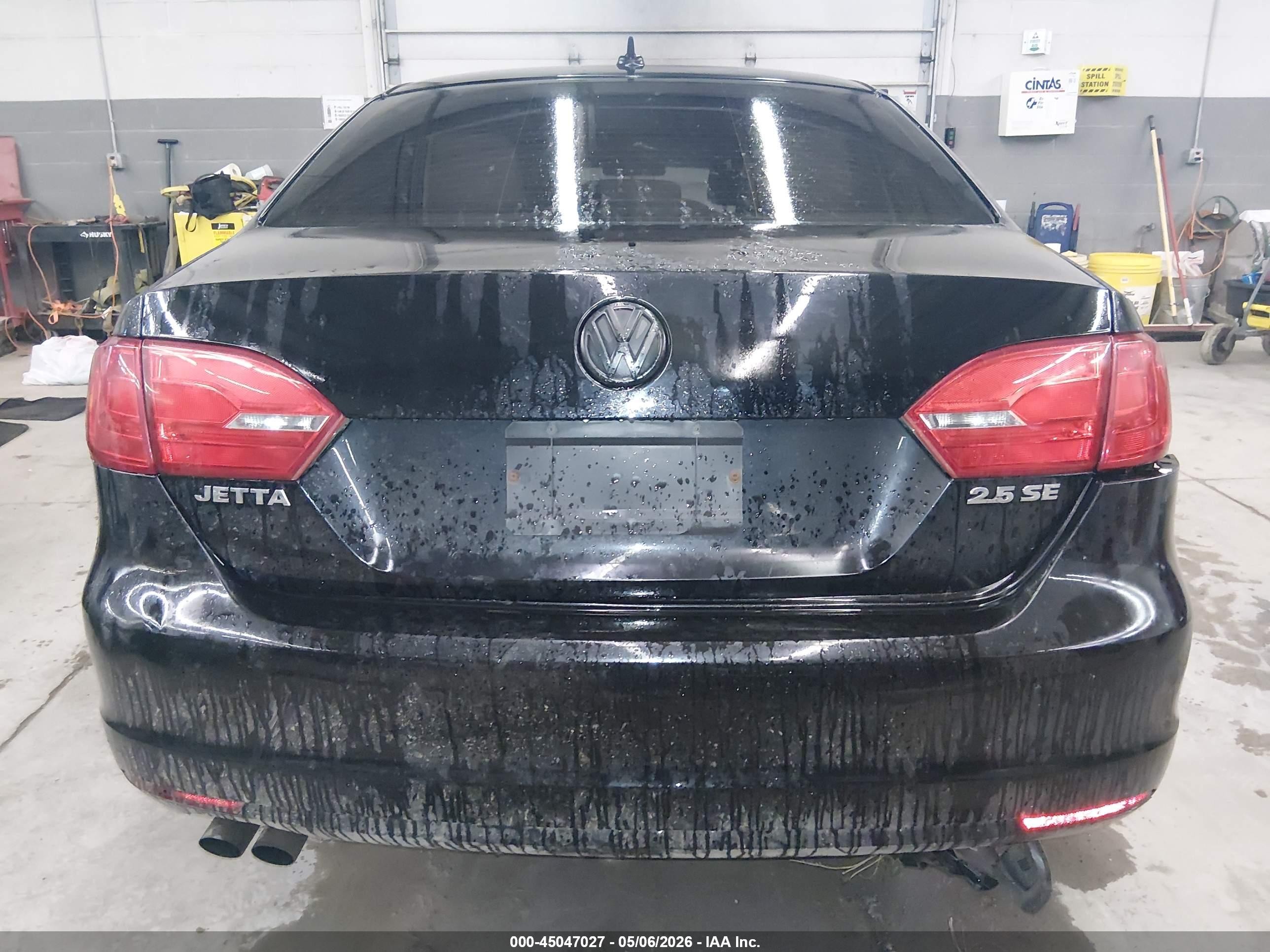 2012 Volkswagen Jetta 2.5l Se Черный vin: 3VWDX7AJ0CM113443