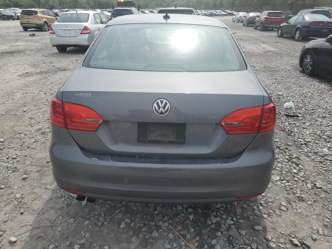 2012 Volkswagen Jetta Se Gray vin: 3VWDX7AJ0CM305980