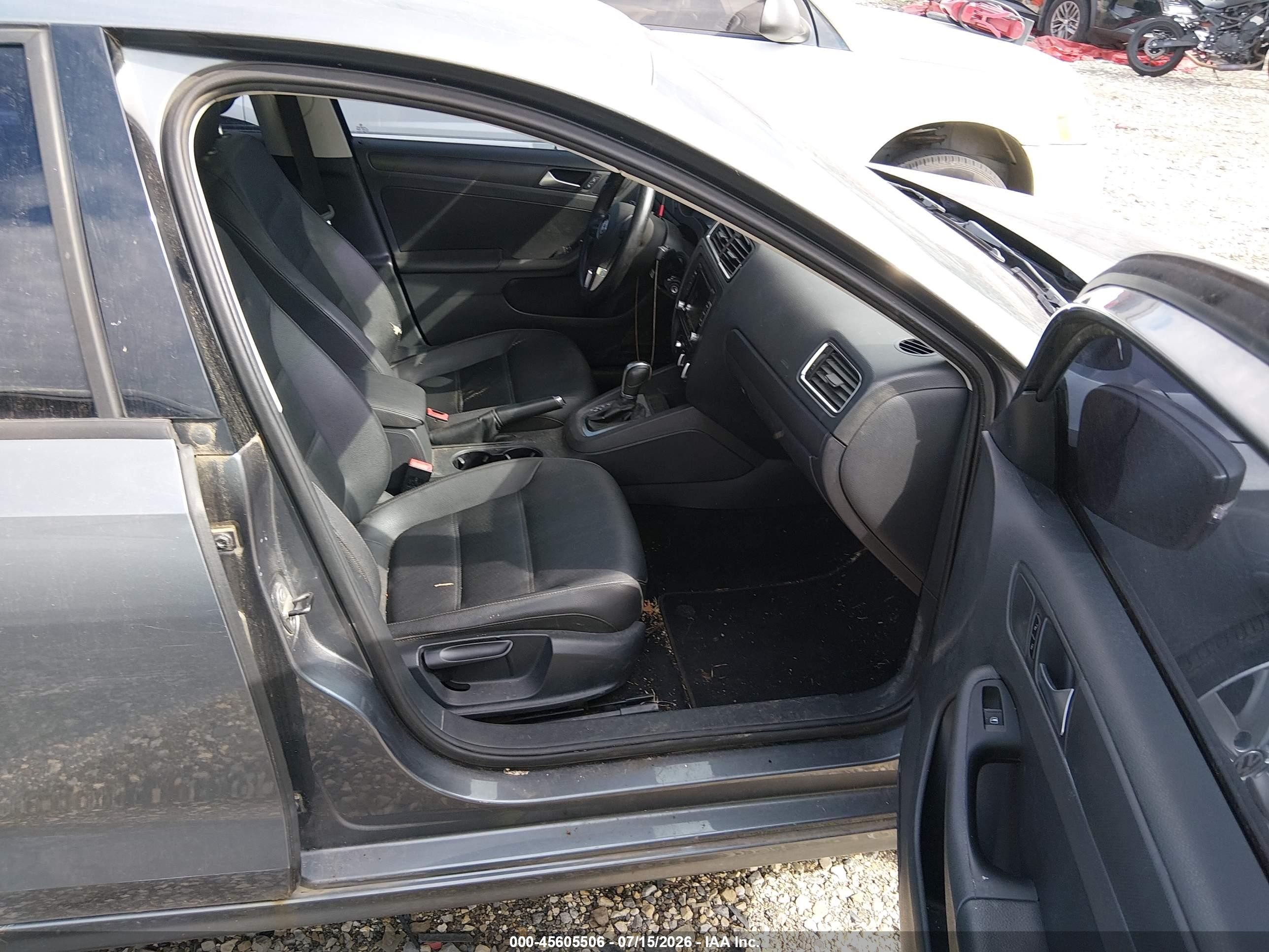 2012 Volkswagen Jetta 2.5l Se Gray vin: 3VWDX7AJ0CM396958