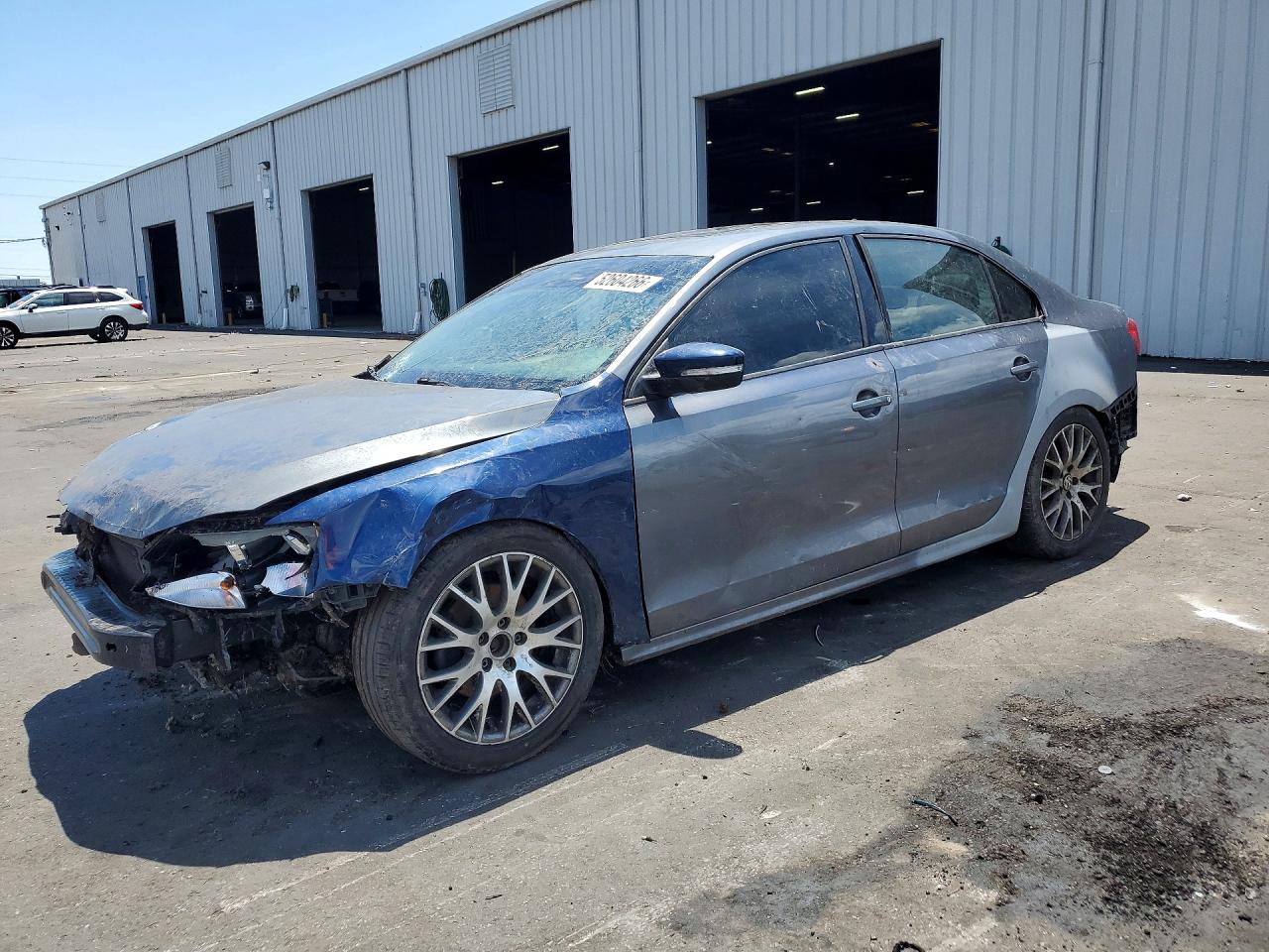 2012 Volkswagen Jetta Se Gray vin: 3VWDX7AJ0CM405013
