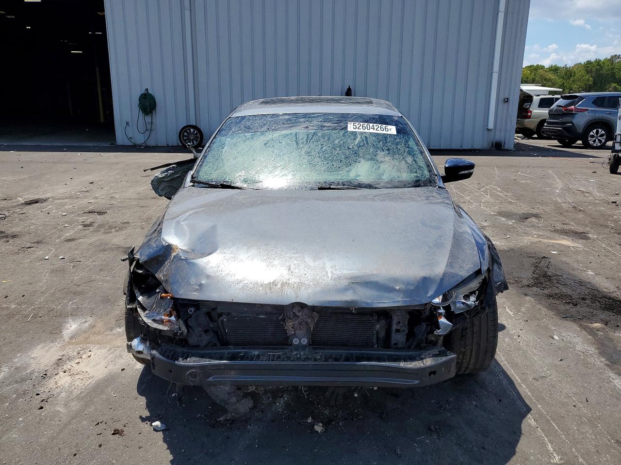 2012 Volkswagen Jetta Se Gray vin: 3VWDX7AJ0CM405013
