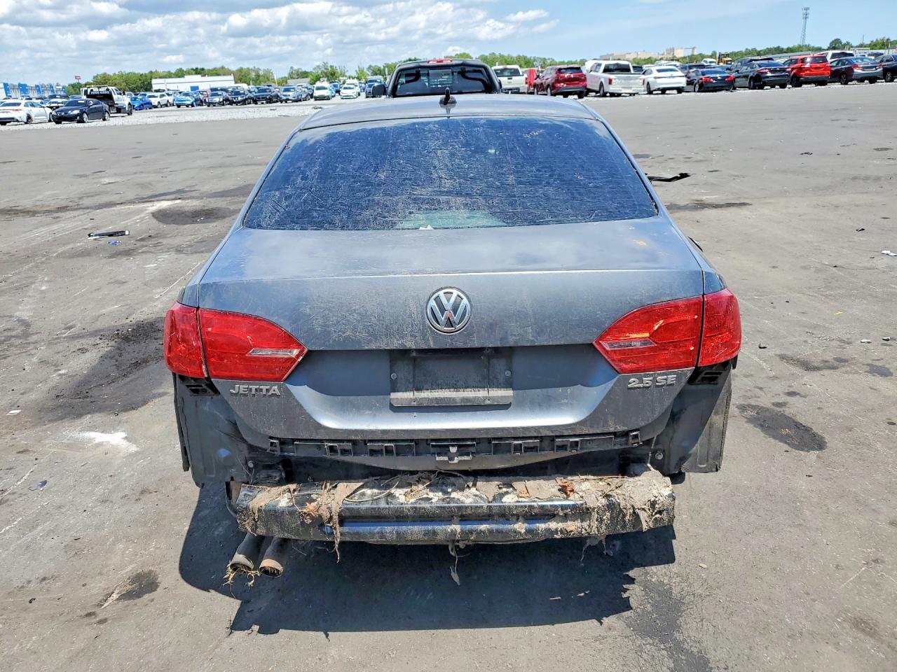 2012 Volkswagen Jetta Se Gray vin: 3VWDX7AJ0CM405013