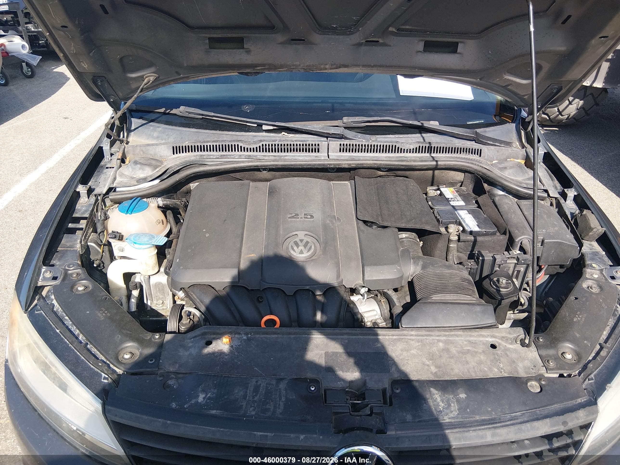 2012 Volkswagen Jetta 2.5l Se Gray vin: 3VWDX7AJ0CM413130