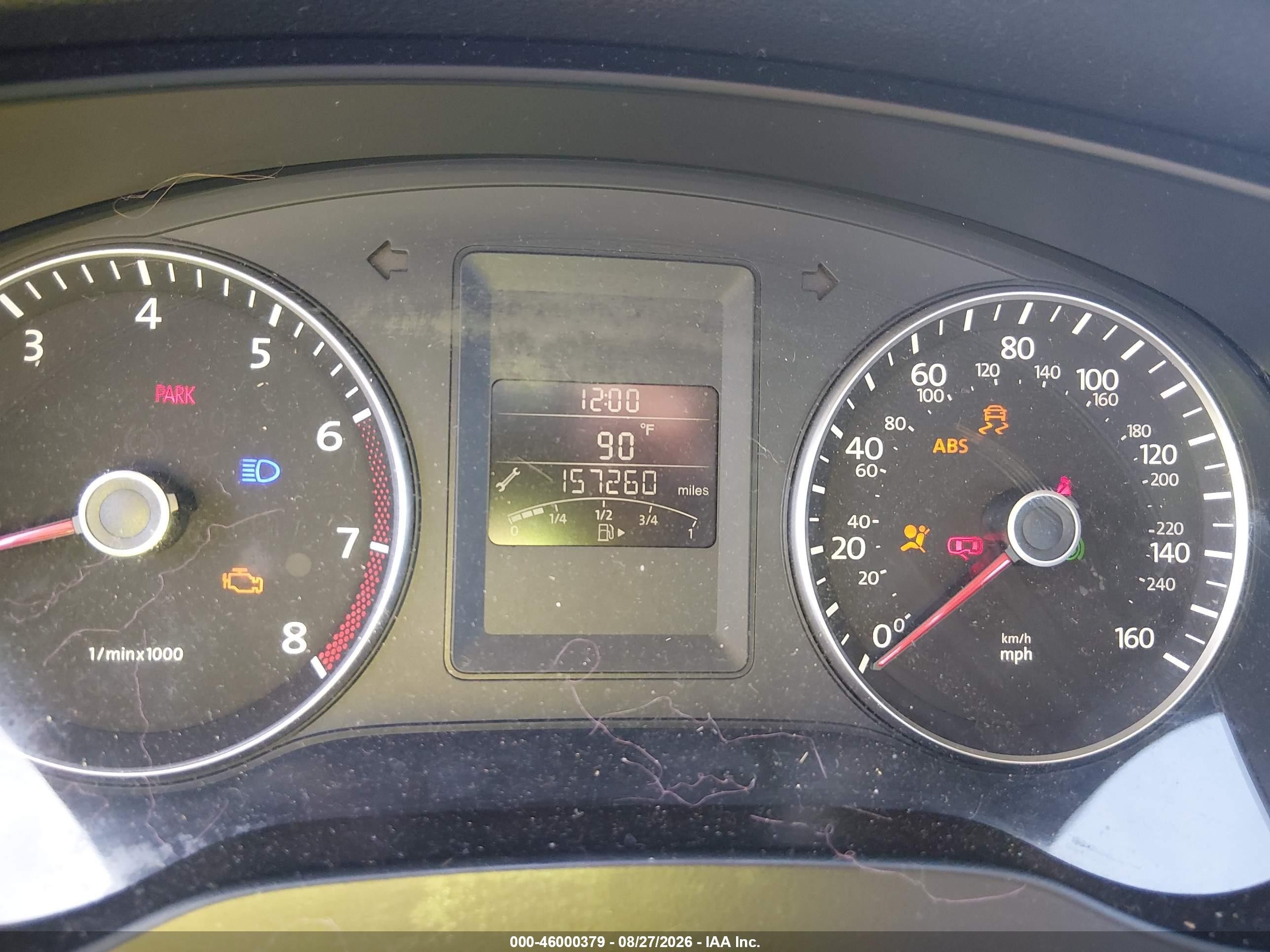 2012 Volkswagen Jetta 2.5l Se Gray vin: 3VWDX7AJ0CM413130