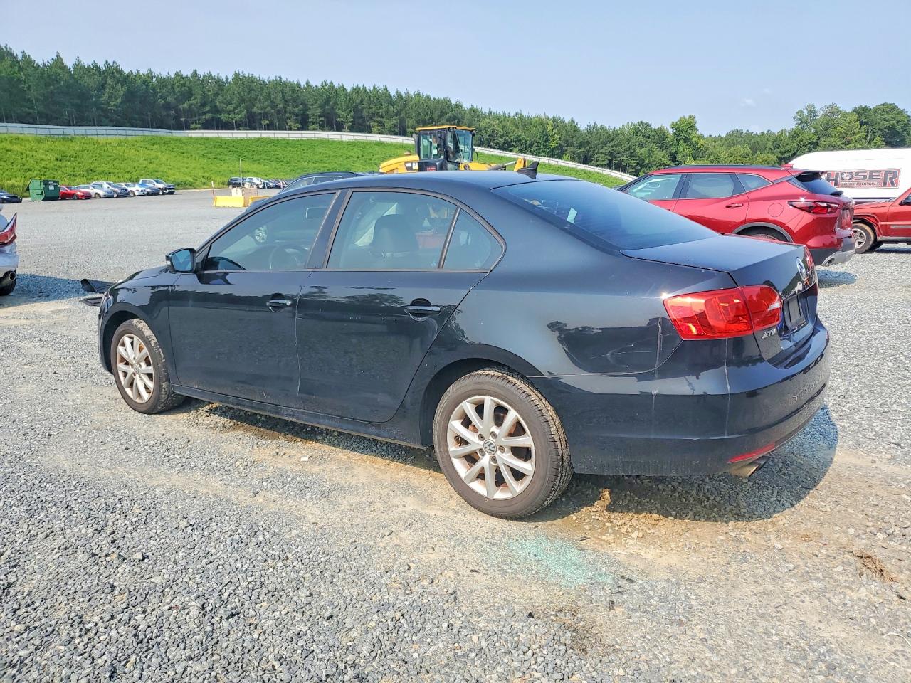 2012 Volkswagen Jetta Se Черный vin: 3VWDX7AJ0CM418909