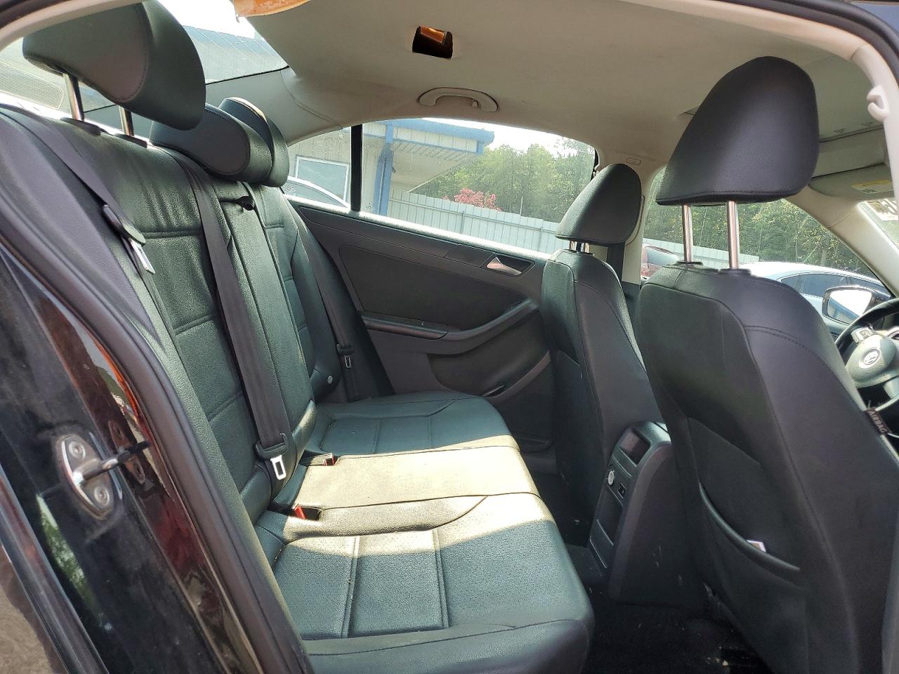 2012 Volkswagen Jetta Se Черный vin: 3VWDX7AJ0CM418909