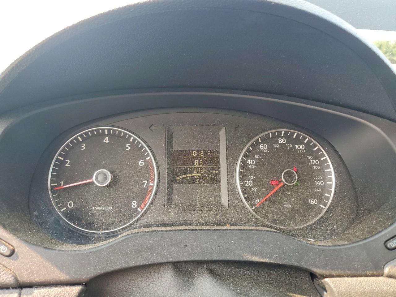 2012 Volkswagen Jetta Se Черный vin: 3VWDX7AJ0CM418909