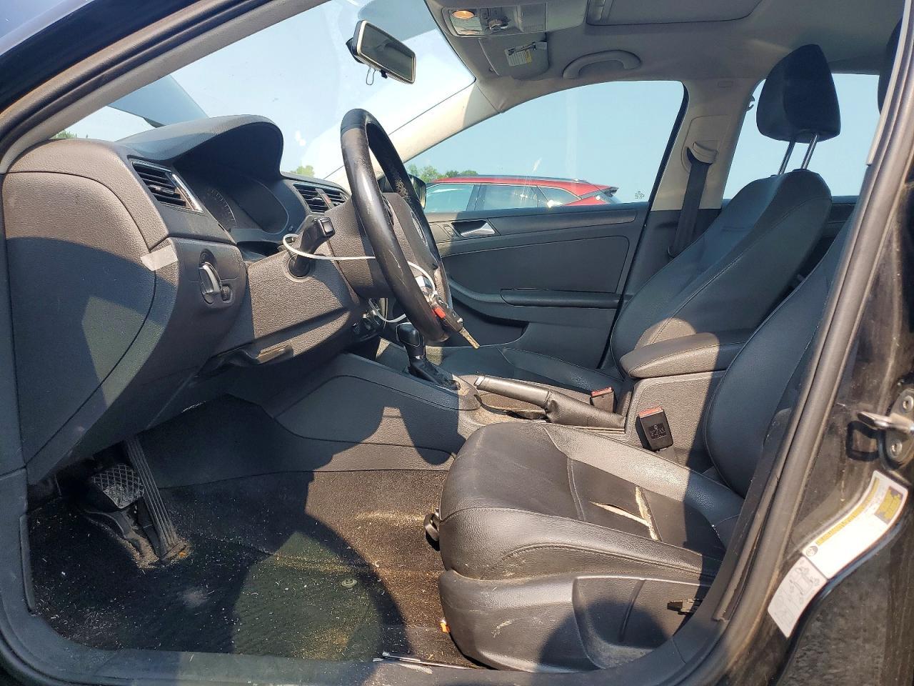2012 Volkswagen Jetta Se Черный vin: 3VWDX7AJ0CM418909