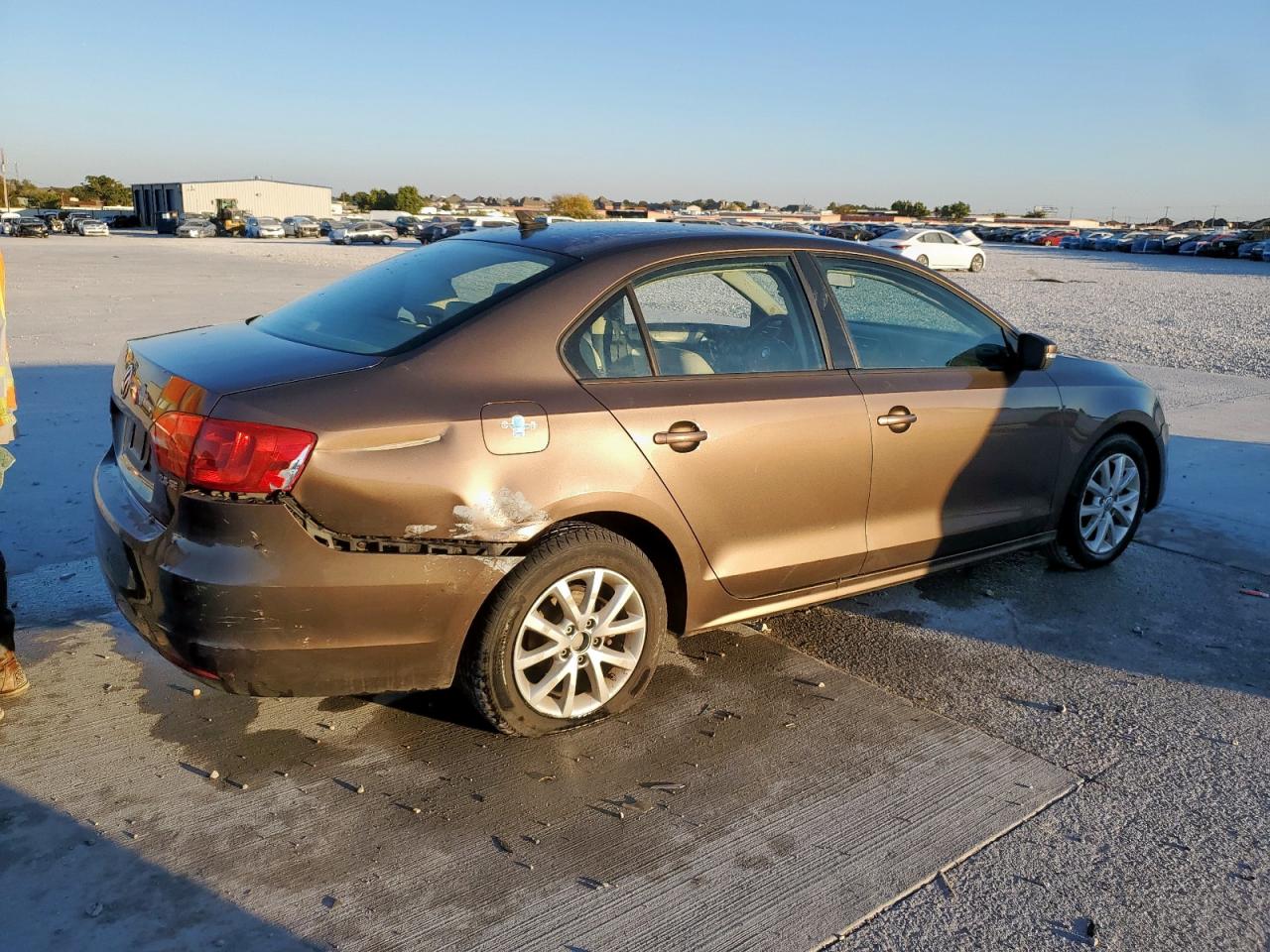 2012 Volkswagen Jetta Se Коричневый vin: 3VWDX7AJ0CM461758