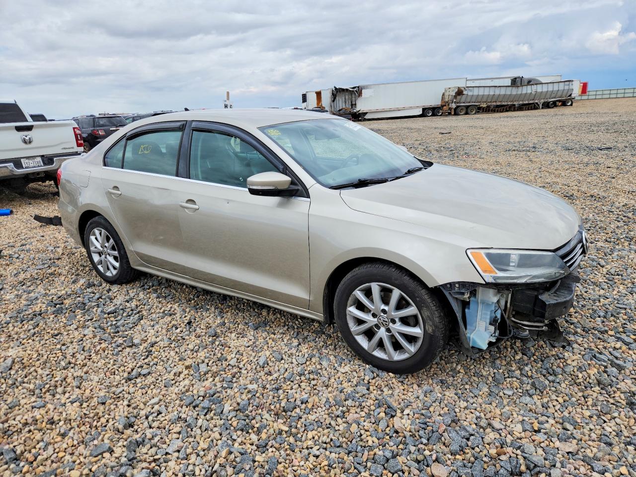 2013 Volkswagen Jetta Se Желто-коричневый vin: 3VWDX7AJ0DM235236