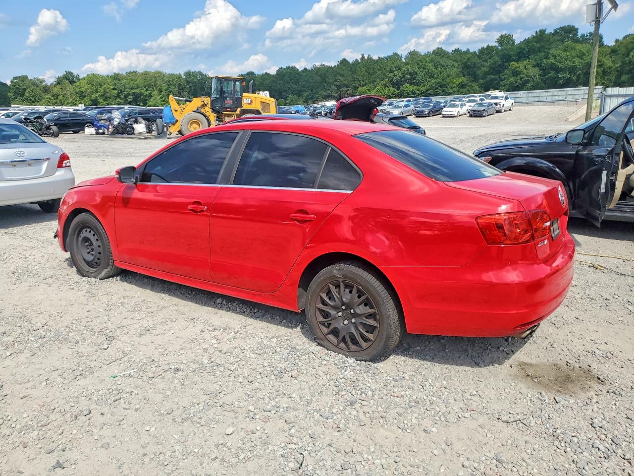 2013 Volkswagen Jetta Se Red vin: 3VWDX7AJ0DM289071