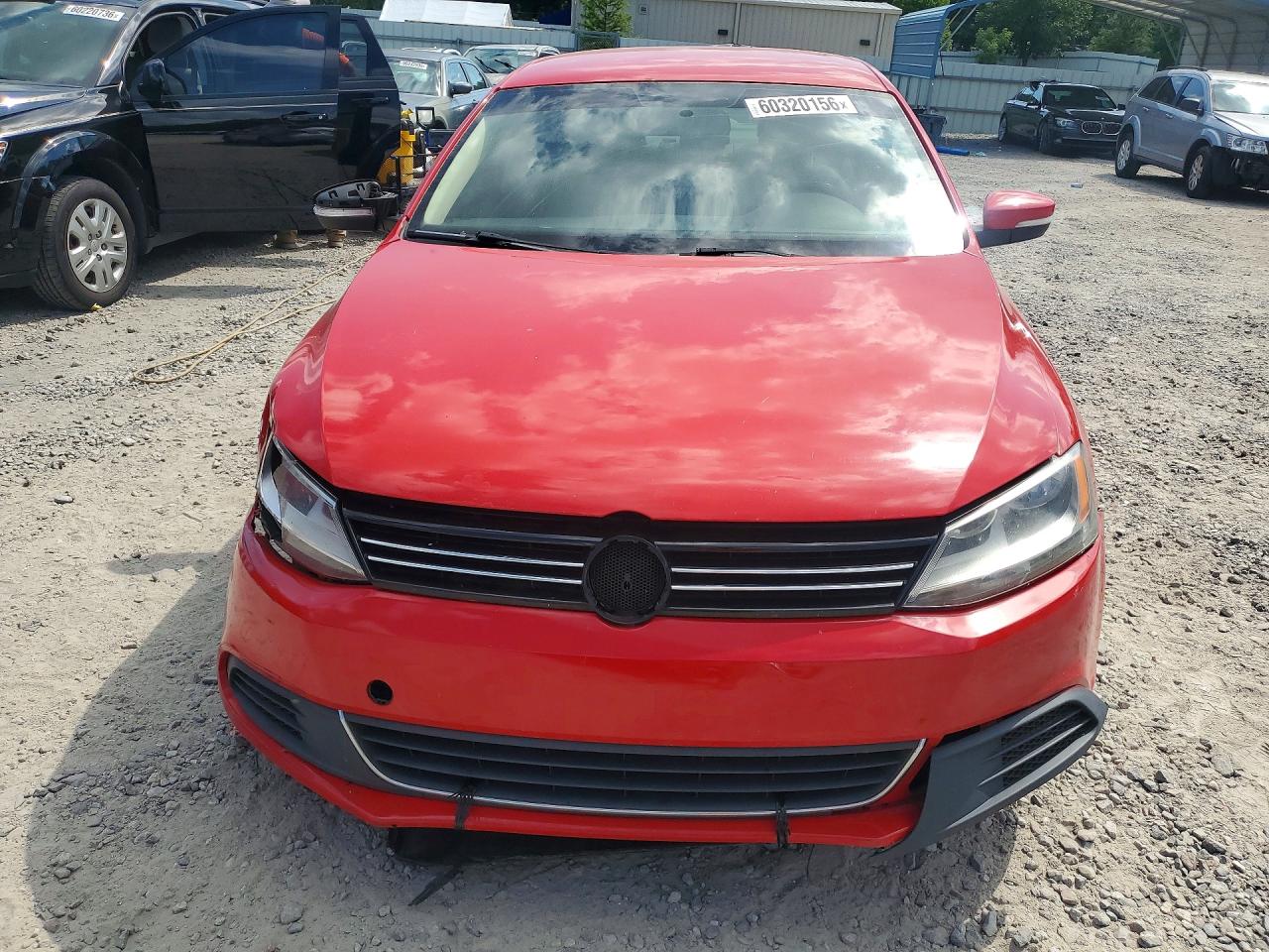 2013 Volkswagen Jetta Se Red vin: 3VWDX7AJ0DM289071