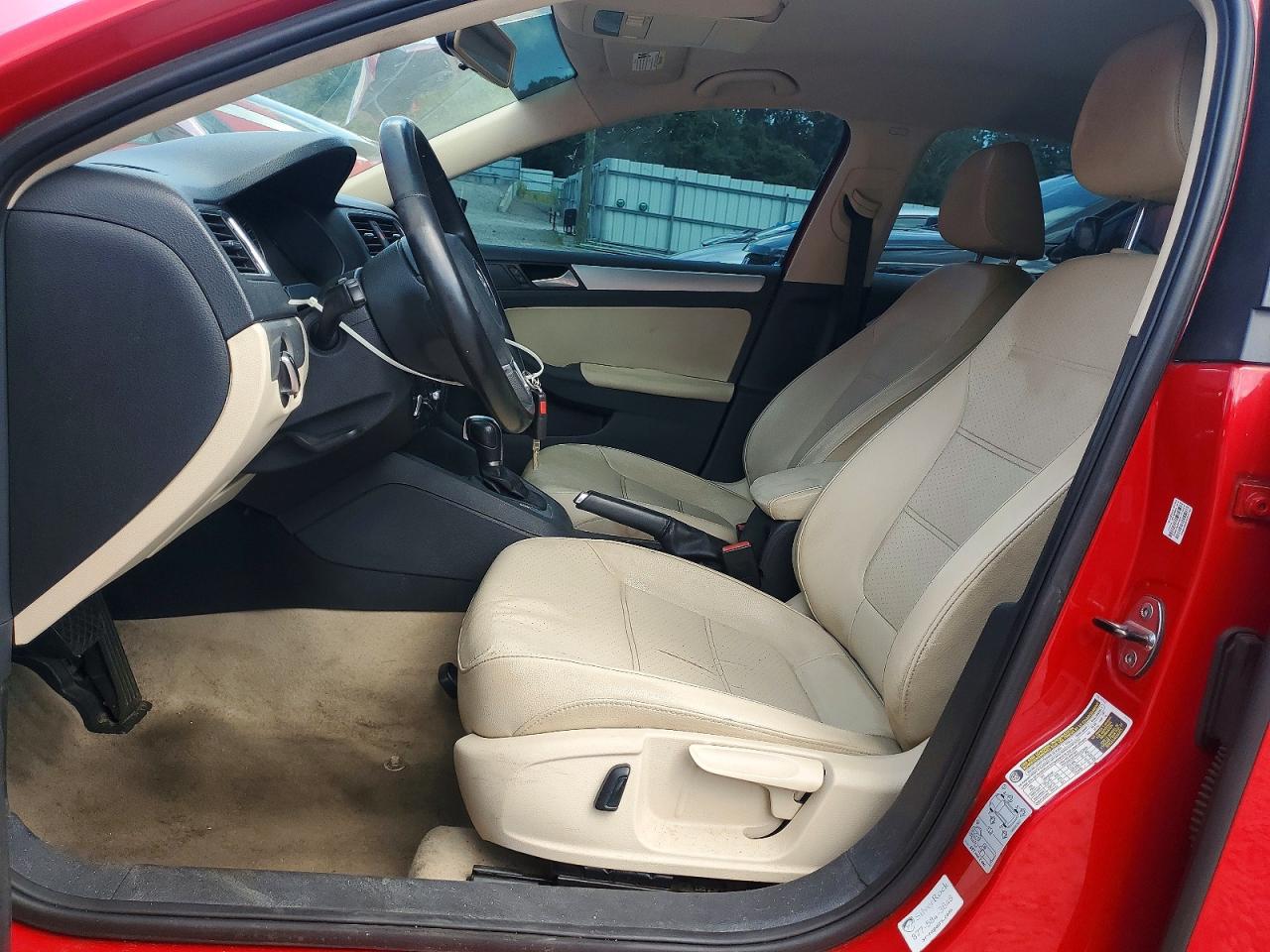 2013 Volkswagen Jetta Se Red vin: 3VWDX7AJ0DM289071