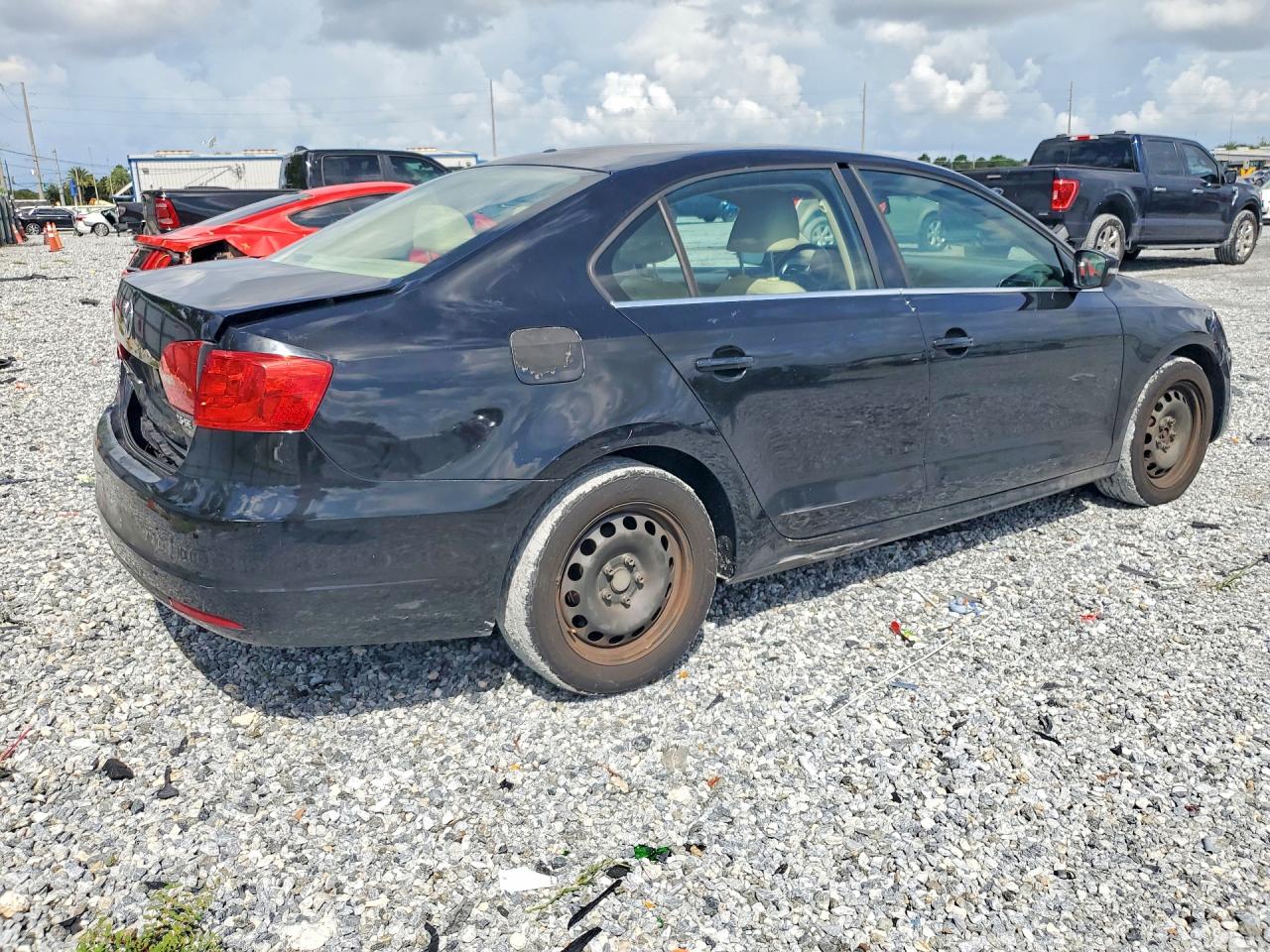 2013 Volkswagen Jetta Se Black vin: 3VWDX7AJ0DM297915