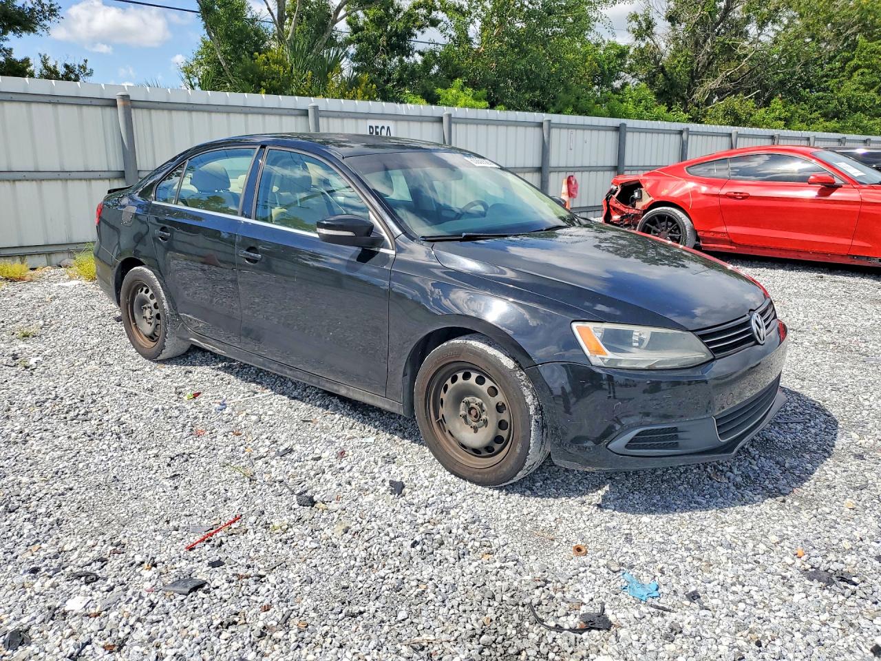 2013 Volkswagen Jetta Se Black vin: 3VWDX7AJ0DM297915
