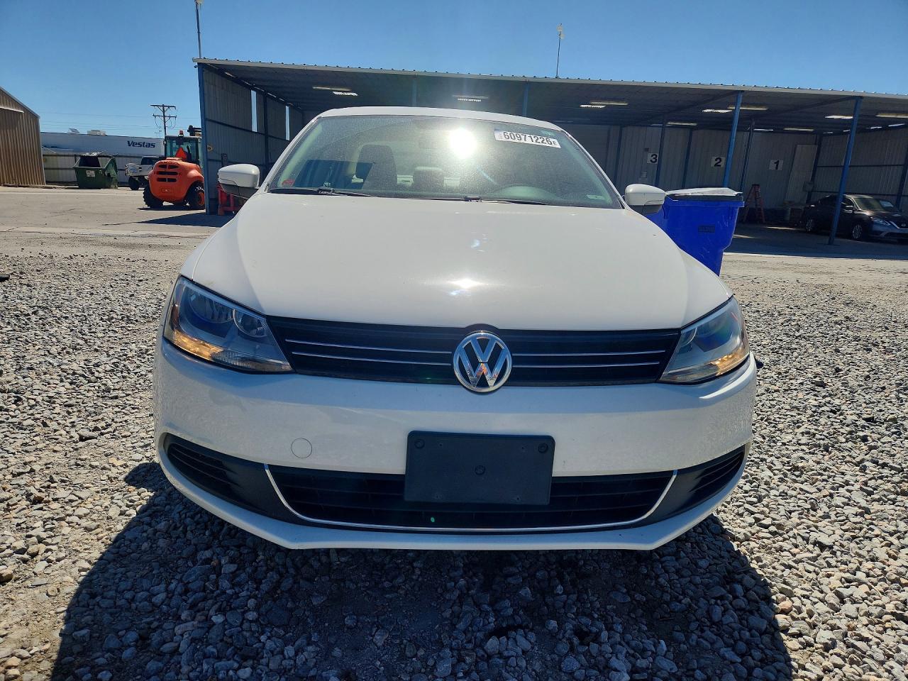 2013 Volkswagen Jetta Se White vin: 3VWDX7AJ0DM388747