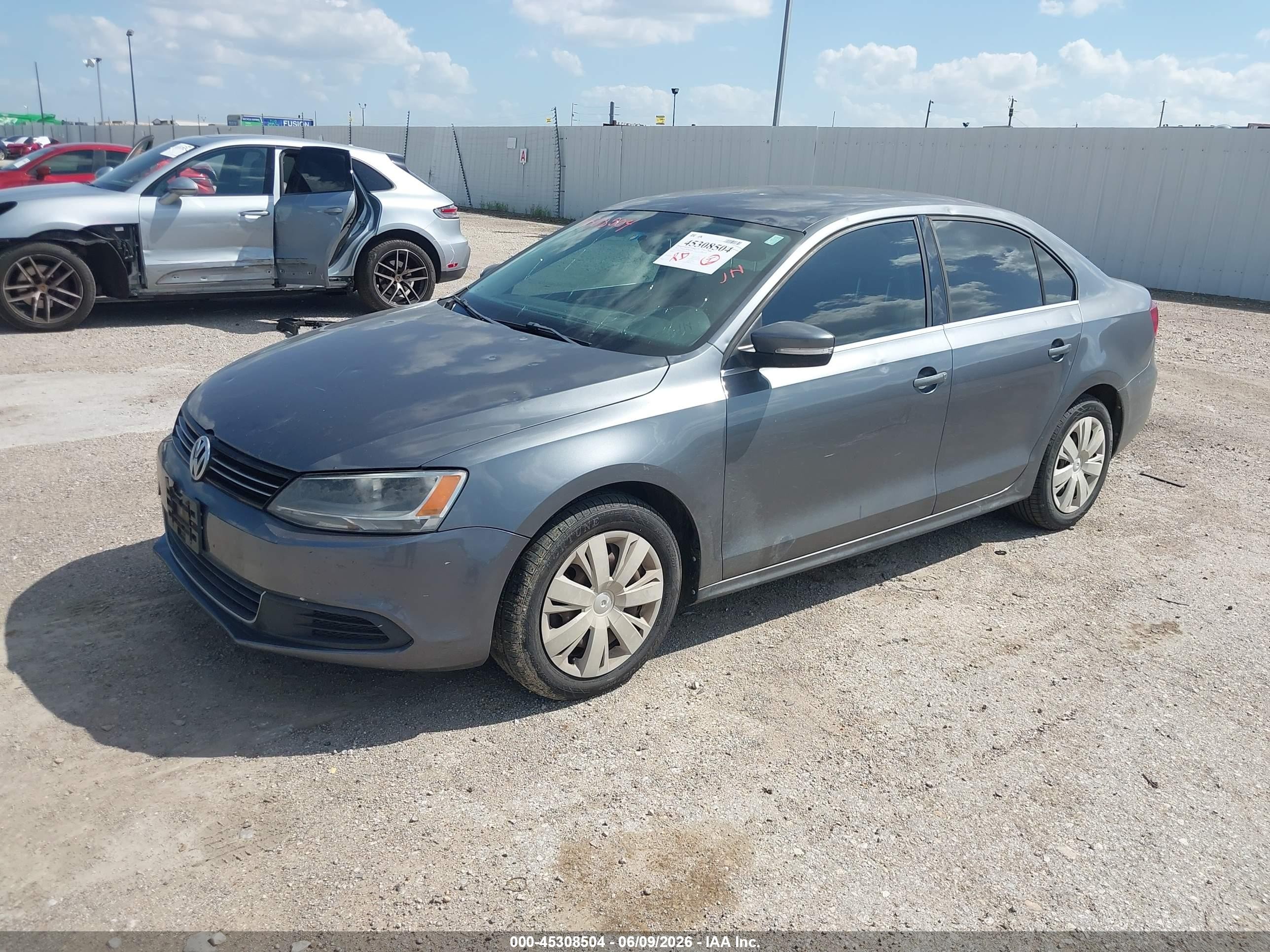 2013 Volkswagen Jetta 2.5l Se Gray vin: 3VWDX7AJ0DM426218