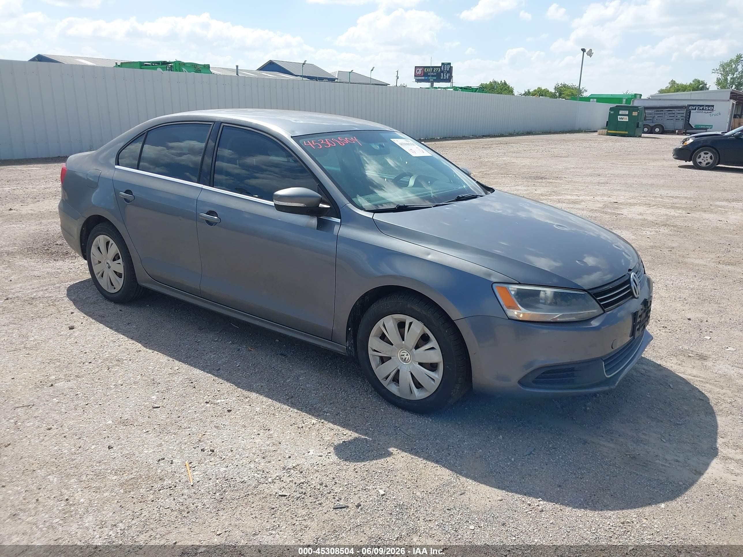 2013 Volkswagen Jetta 2.5l Se Gray vin: 3VWDX7AJ0DM426218