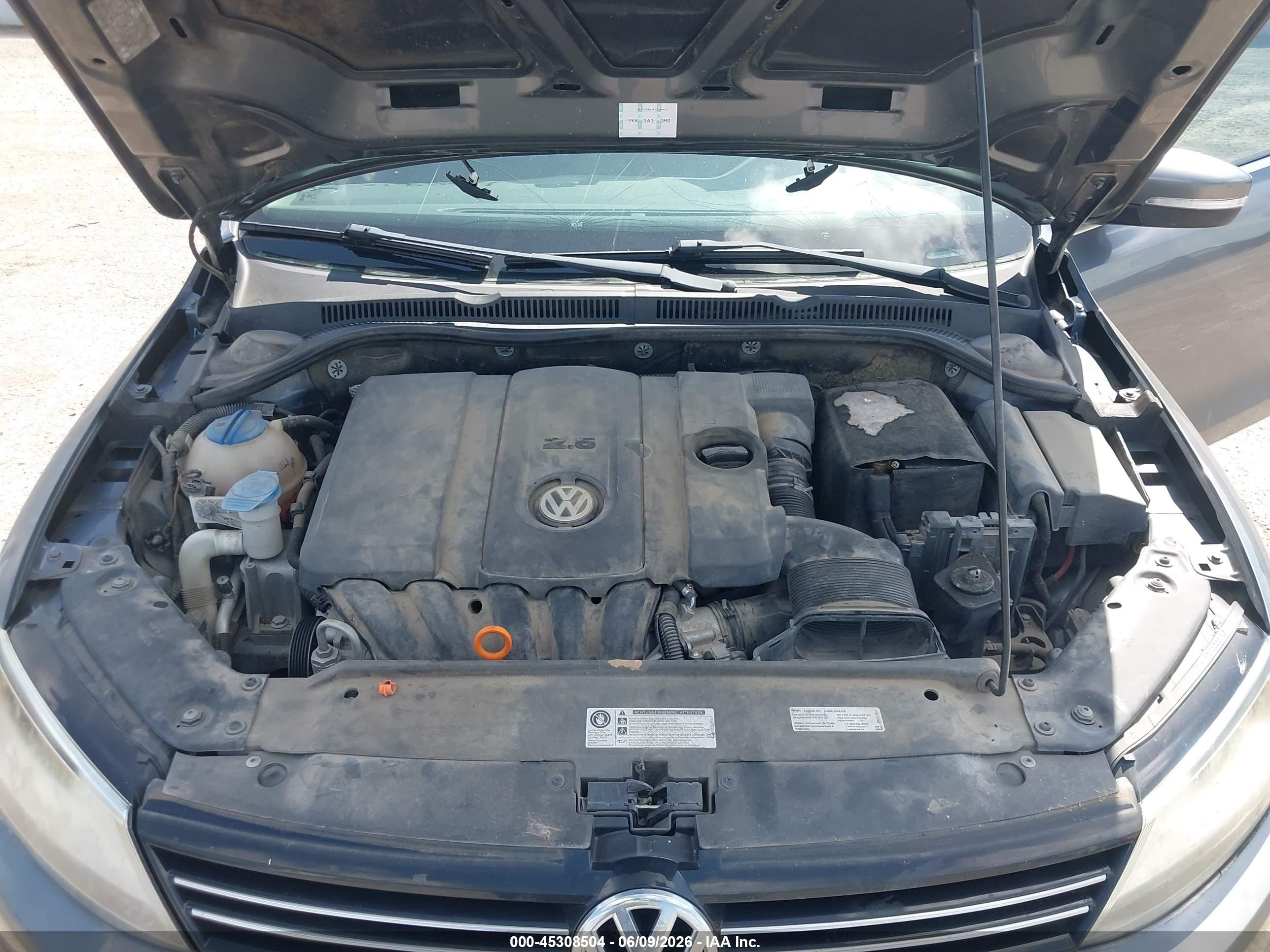 2013 Volkswagen Jetta 2.5l Se Gray vin: 3VWDX7AJ0DM426218