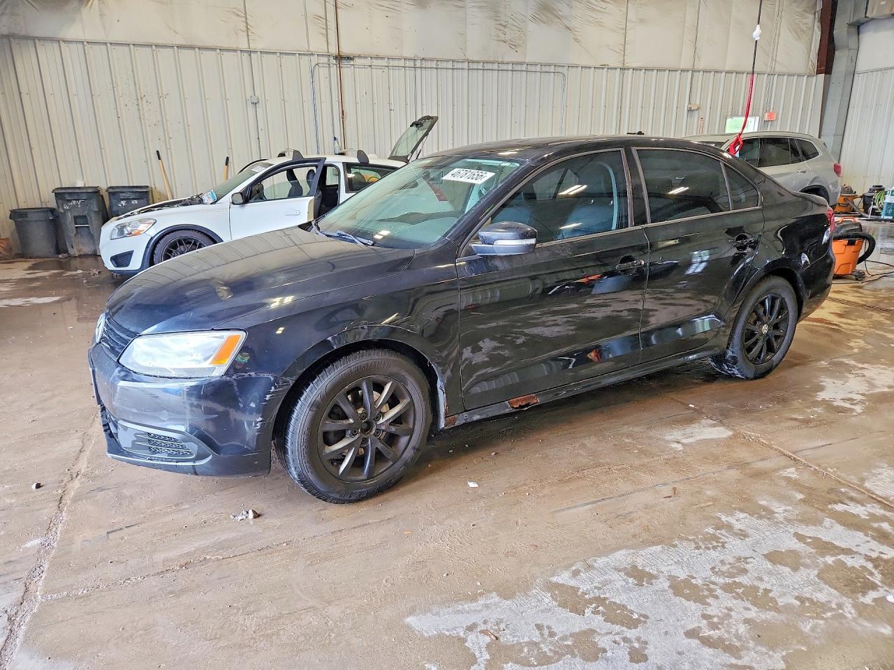 2011 Volkswagen Jetta Se Black vin: 3VWDX7AJ1BM315383