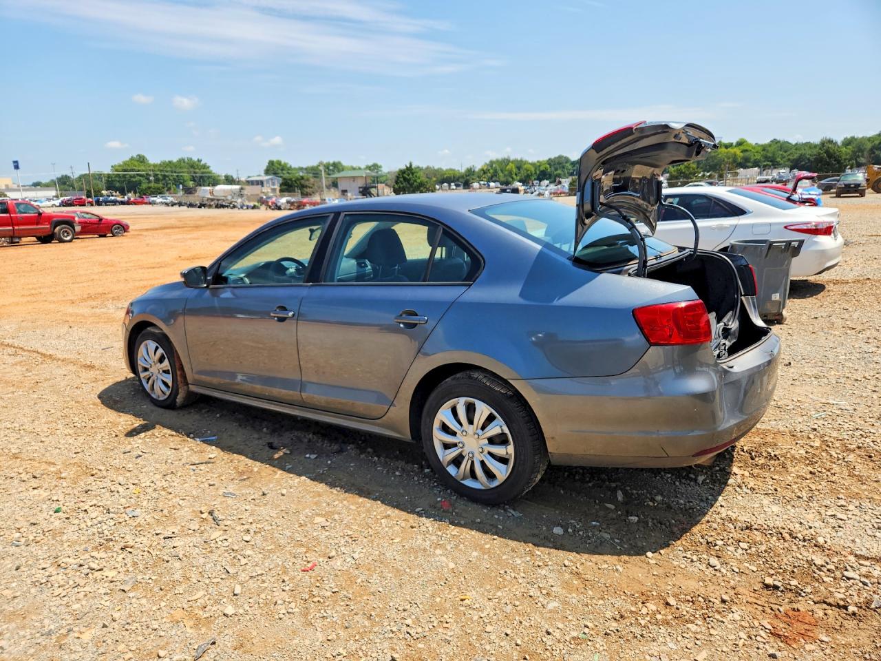 2011 Volkswagen Jetta Se Gray vin: 3VWDX7AJ1BM338453