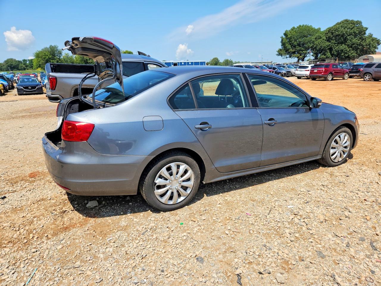 2011 Volkswagen Jetta Se Gray vin: 3VWDX7AJ1BM338453