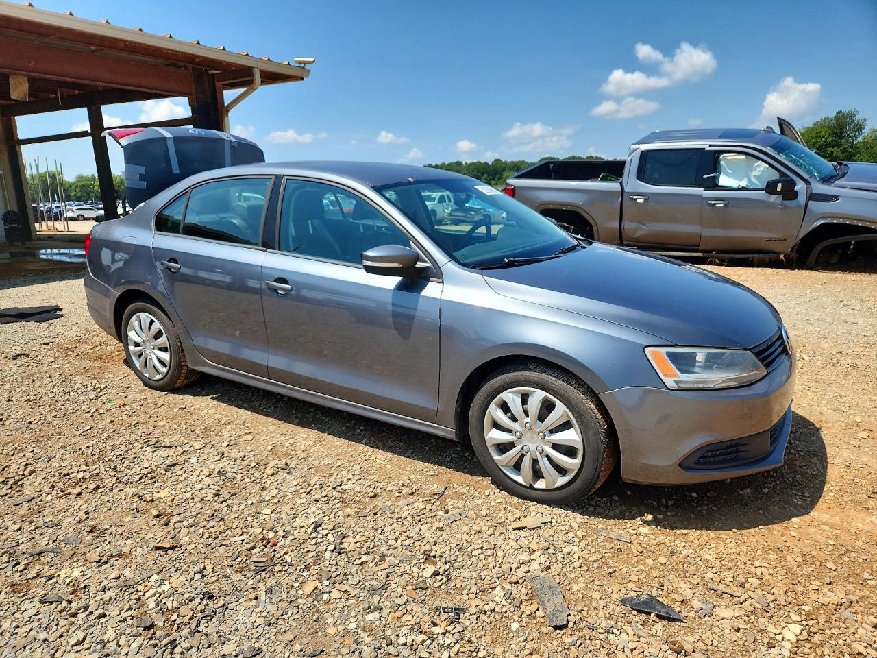 2011 Volkswagen Jetta Se Gray vin: 3VWDX7AJ1BM338453