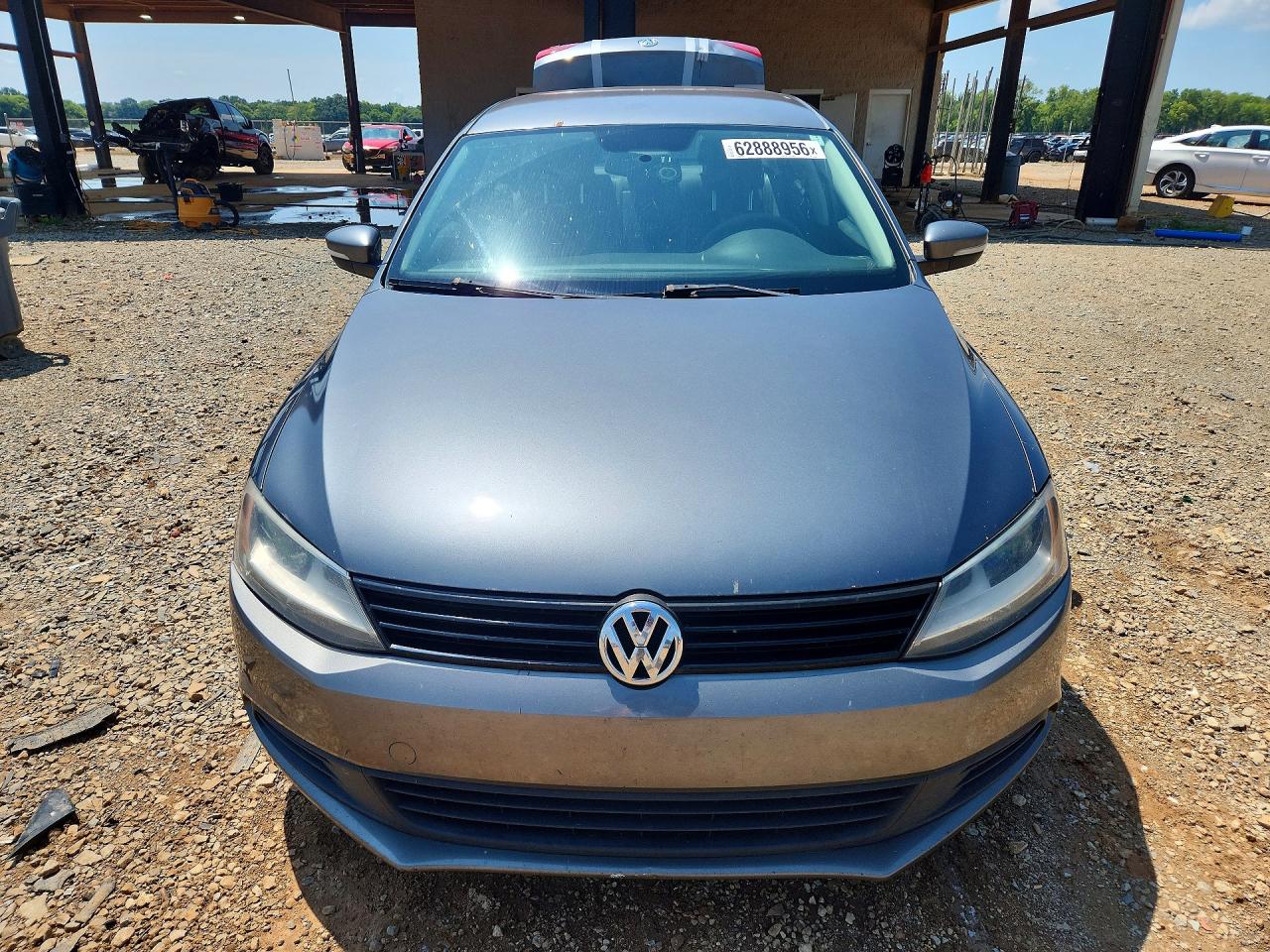 2011 Volkswagen Jetta Se Gray vin: 3VWDX7AJ1BM338453