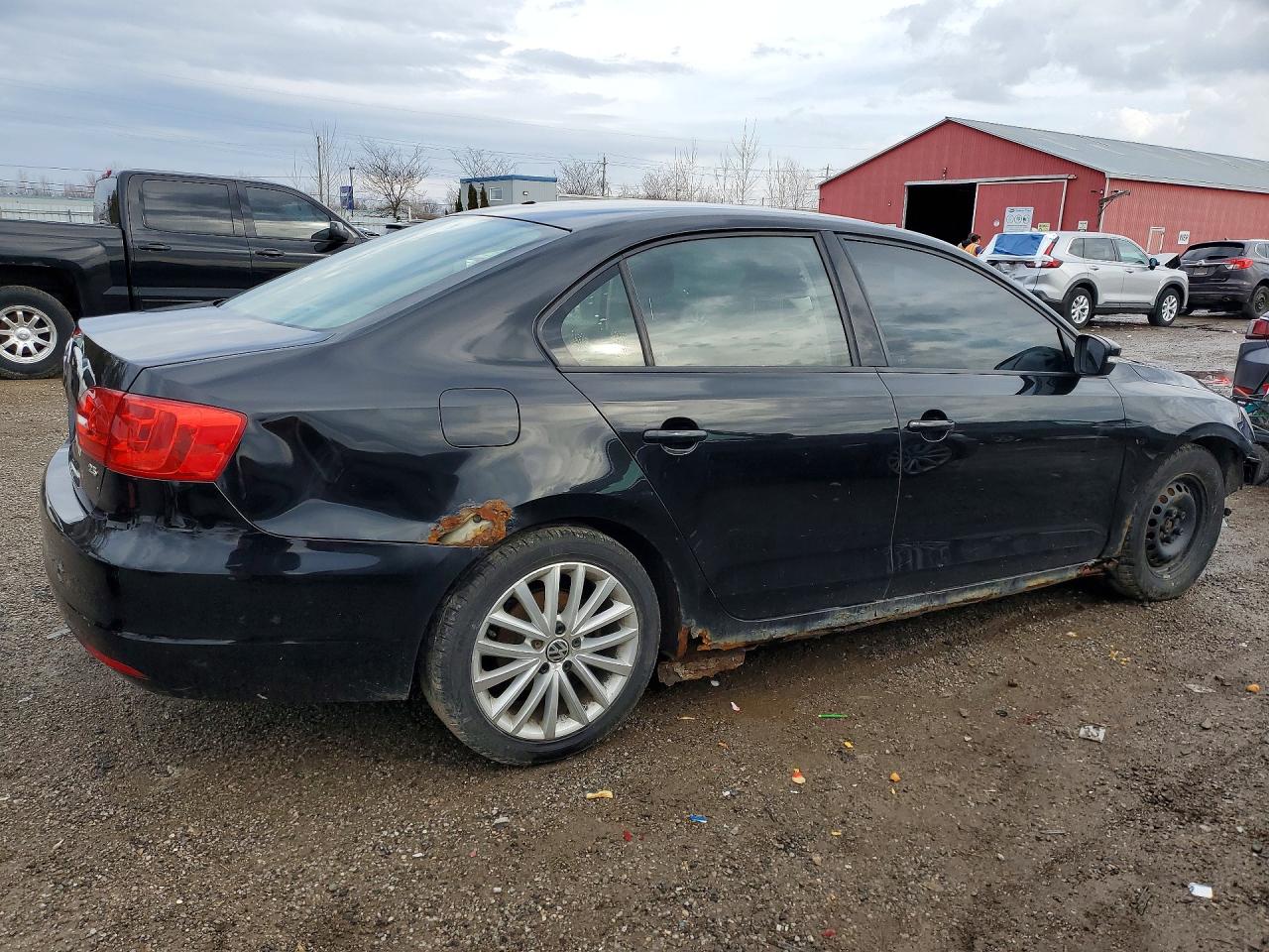 2011 Volkswagen Jetta Se Черный vin: 3VWDX7AJ1BM341837