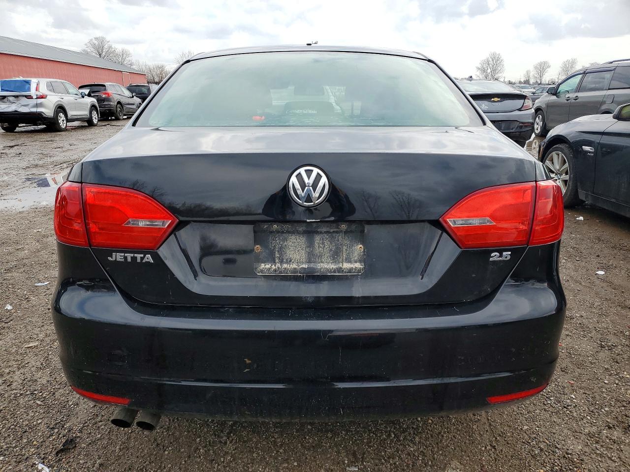 2011 Volkswagen Jetta Se Черный vin: 3VWDX7AJ1BM341837