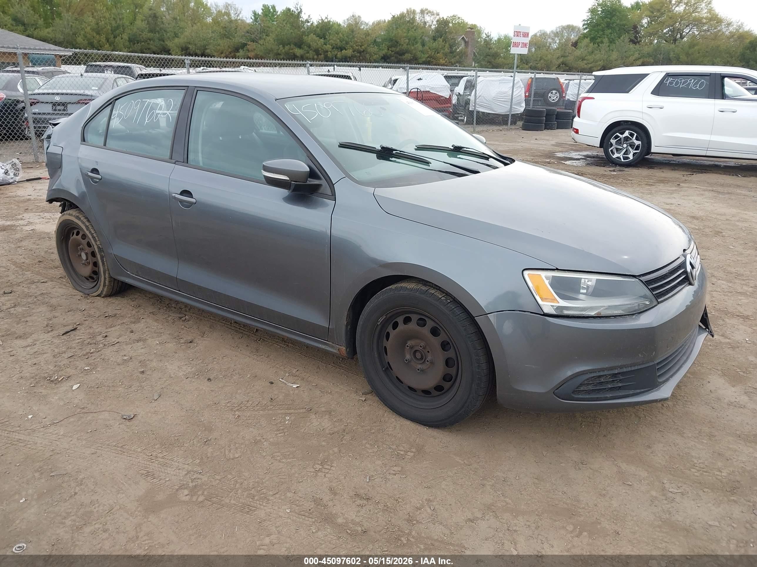 2011 Volkswagen Jetta 2.5l Se Gray vin: 3VWDX7AJ1BM354958
