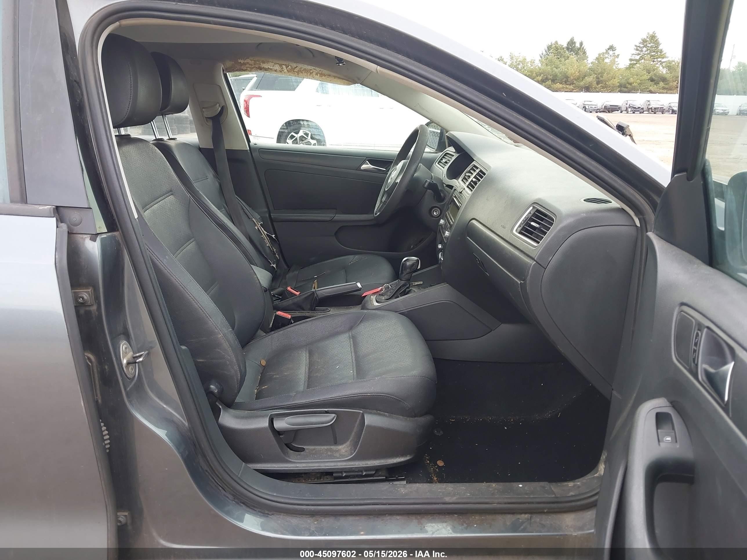 2011 Volkswagen Jetta 2.5l Se Gray vin: 3VWDX7AJ1BM354958