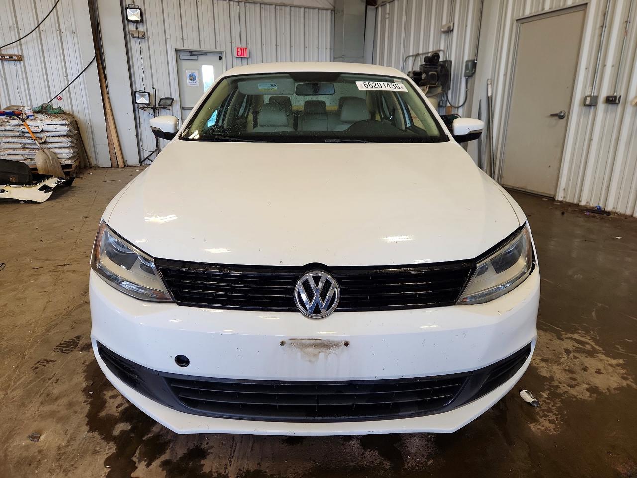 2012 Volkswagen Jetta Se White vin: 3VWDX7AJ1CM070716