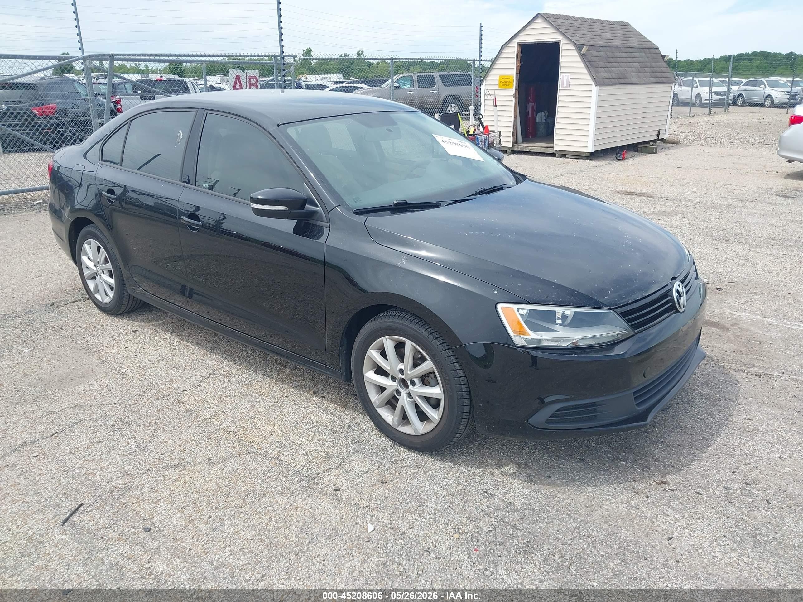 2012 Volkswagen Jetta 2.5l Se Black vin: 3VWDX7AJ1CM074572