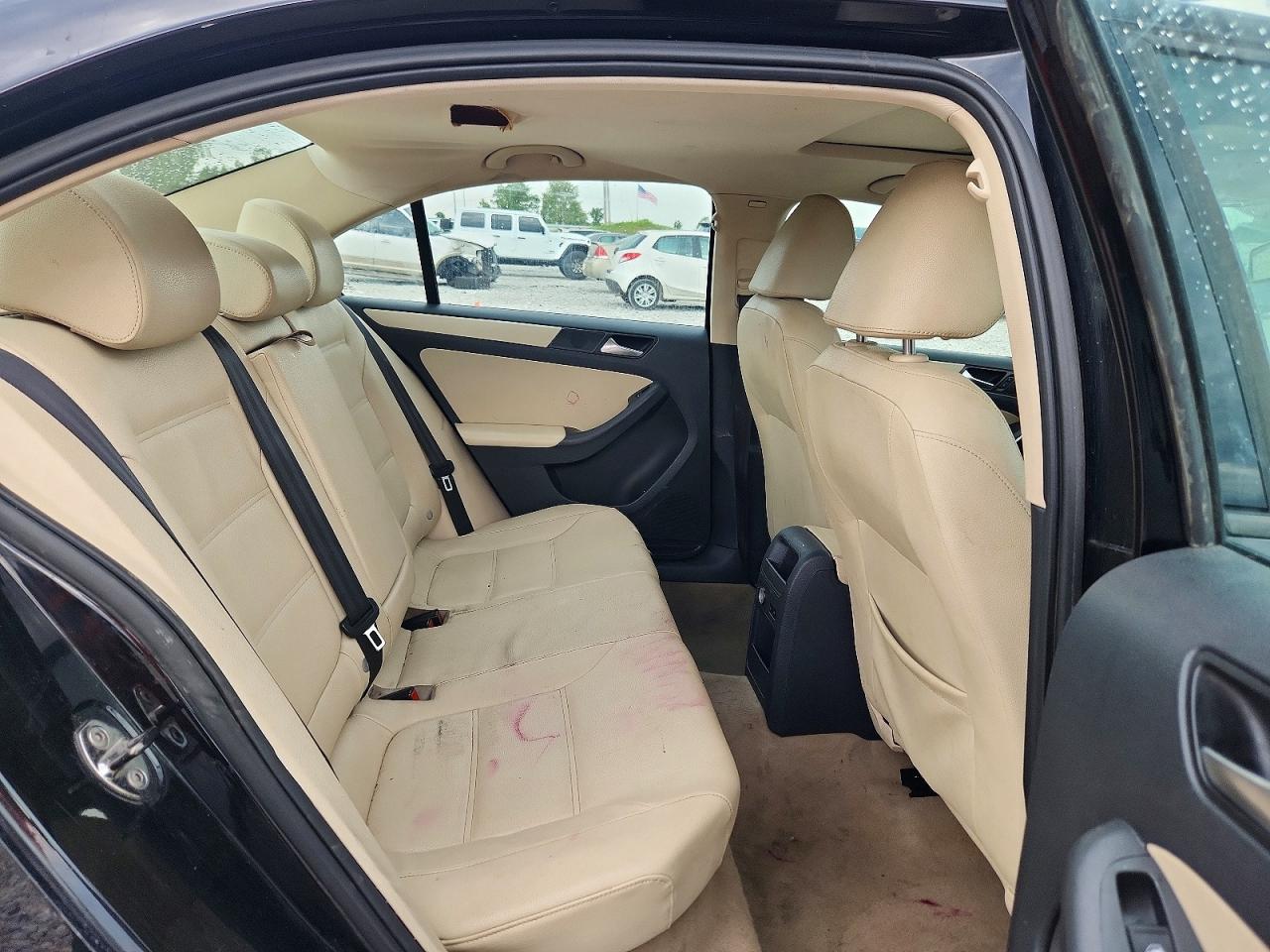 2012 Volkswagen Jetta Se Black vin: 3VWDX7AJ1CM121406