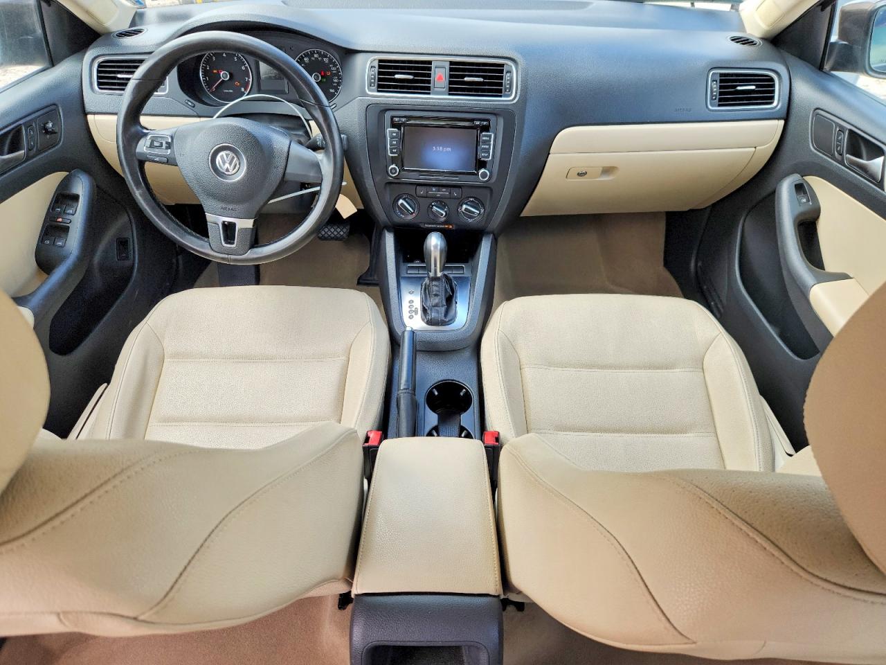 2012 Volkswagen Jetta Se Brown vin: 3VWDX7AJ1CM328636