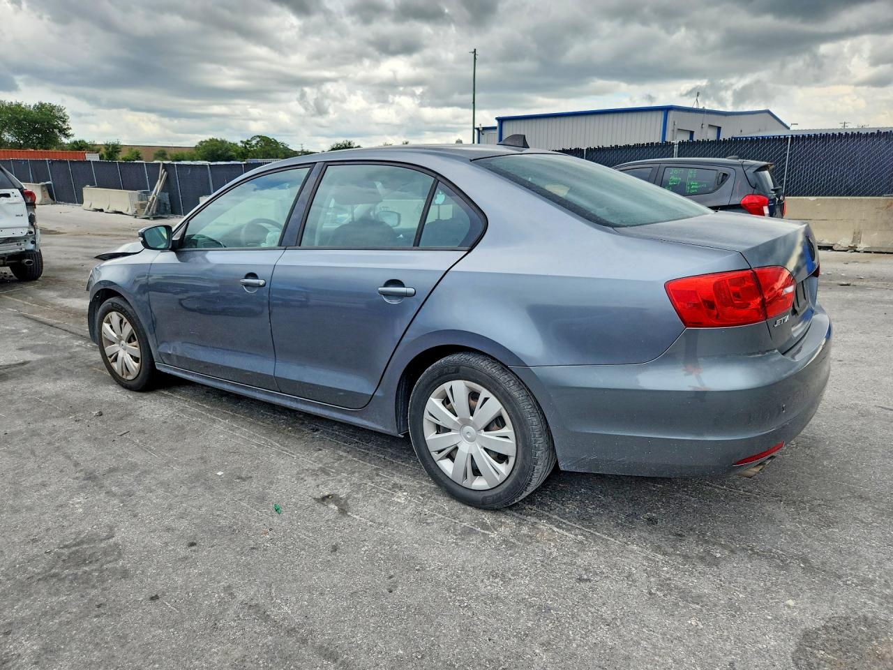 2012 Volkswagen Jetta Se Gray vin: 3VWDX7AJ1CM343864