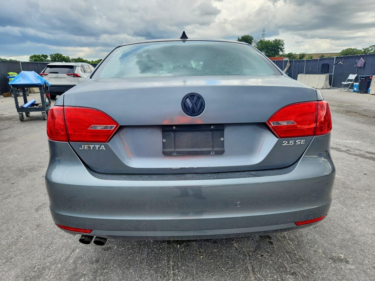 2012 Volkswagen Jetta Se Gray vin: 3VWDX7AJ1CM343864