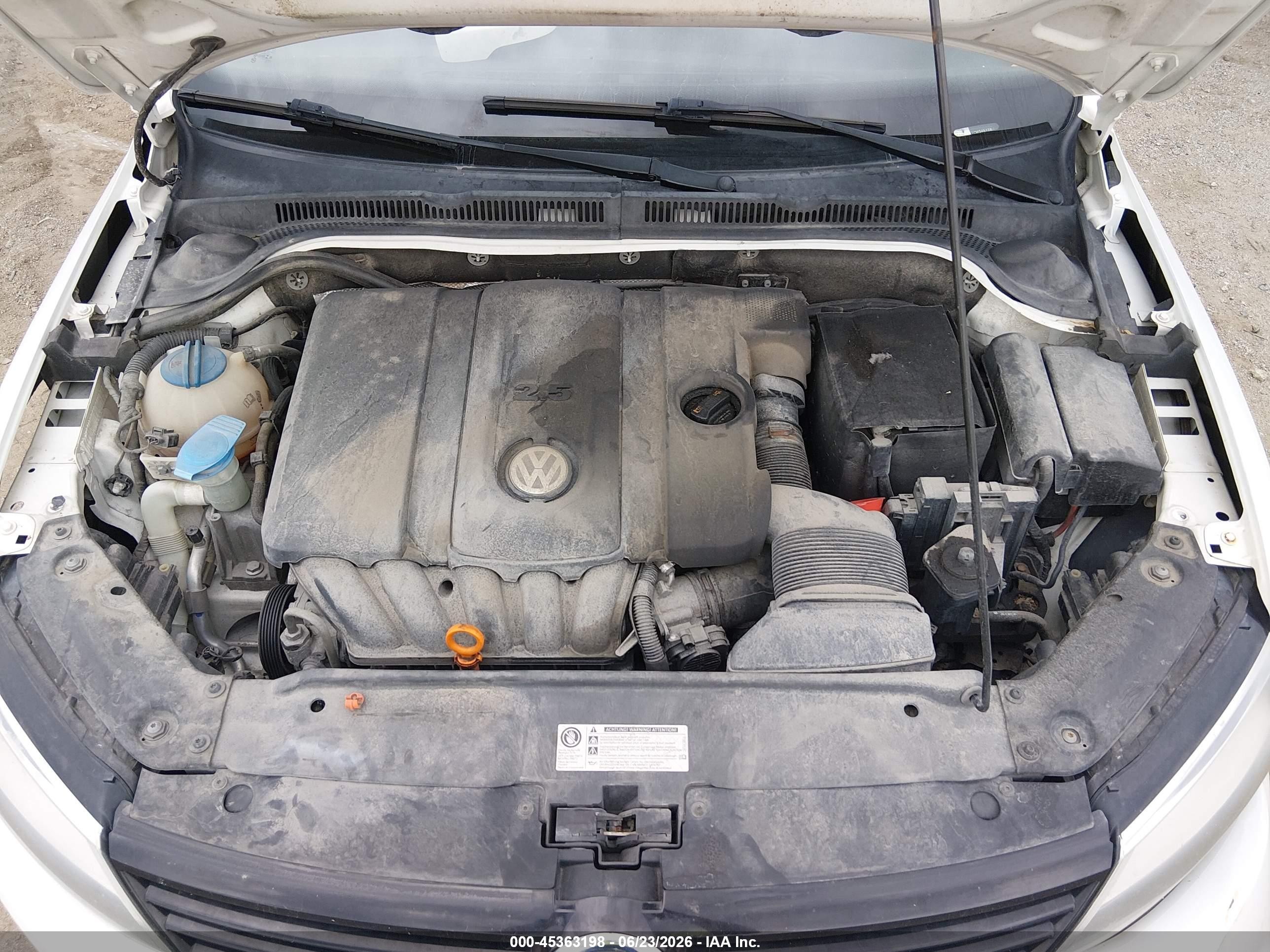 2012 Volkswagen Jetta 2.5l Se White vin: 3VWDX7AJ1CM345128