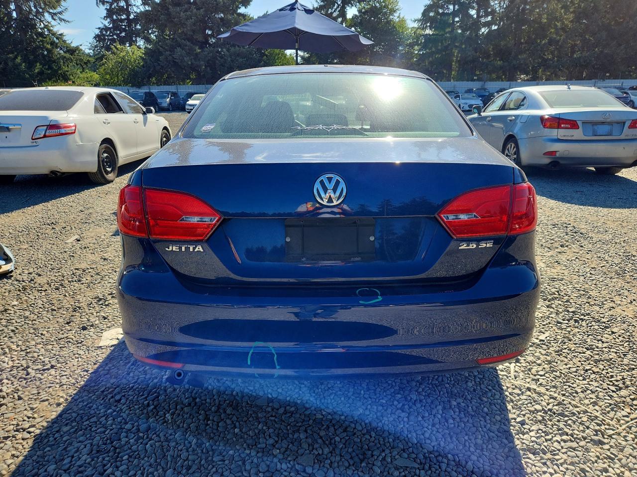 2012 Volkswagen Jetta Se Синий vin: 3VWDX7AJ1CM350751