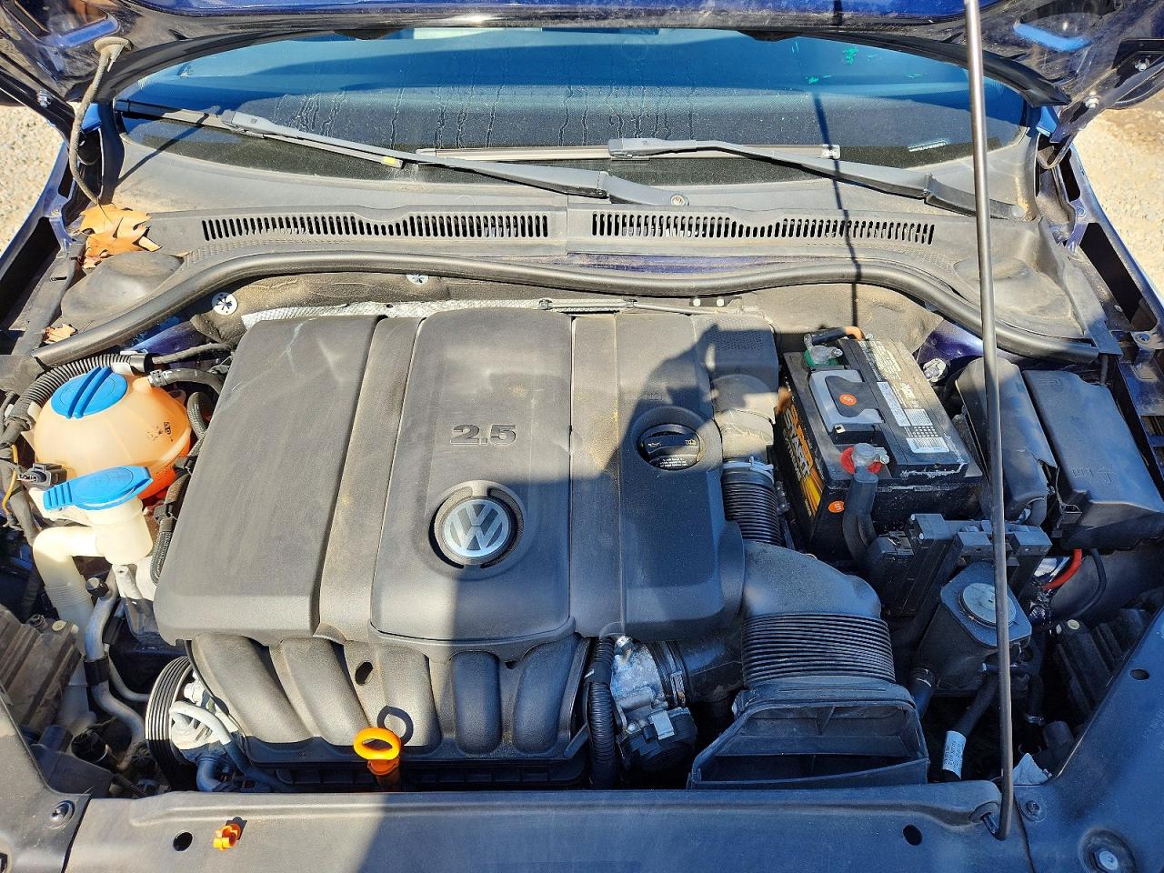 2012 Volkswagen Jetta Se Синий vin: 3VWDX7AJ1CM350751